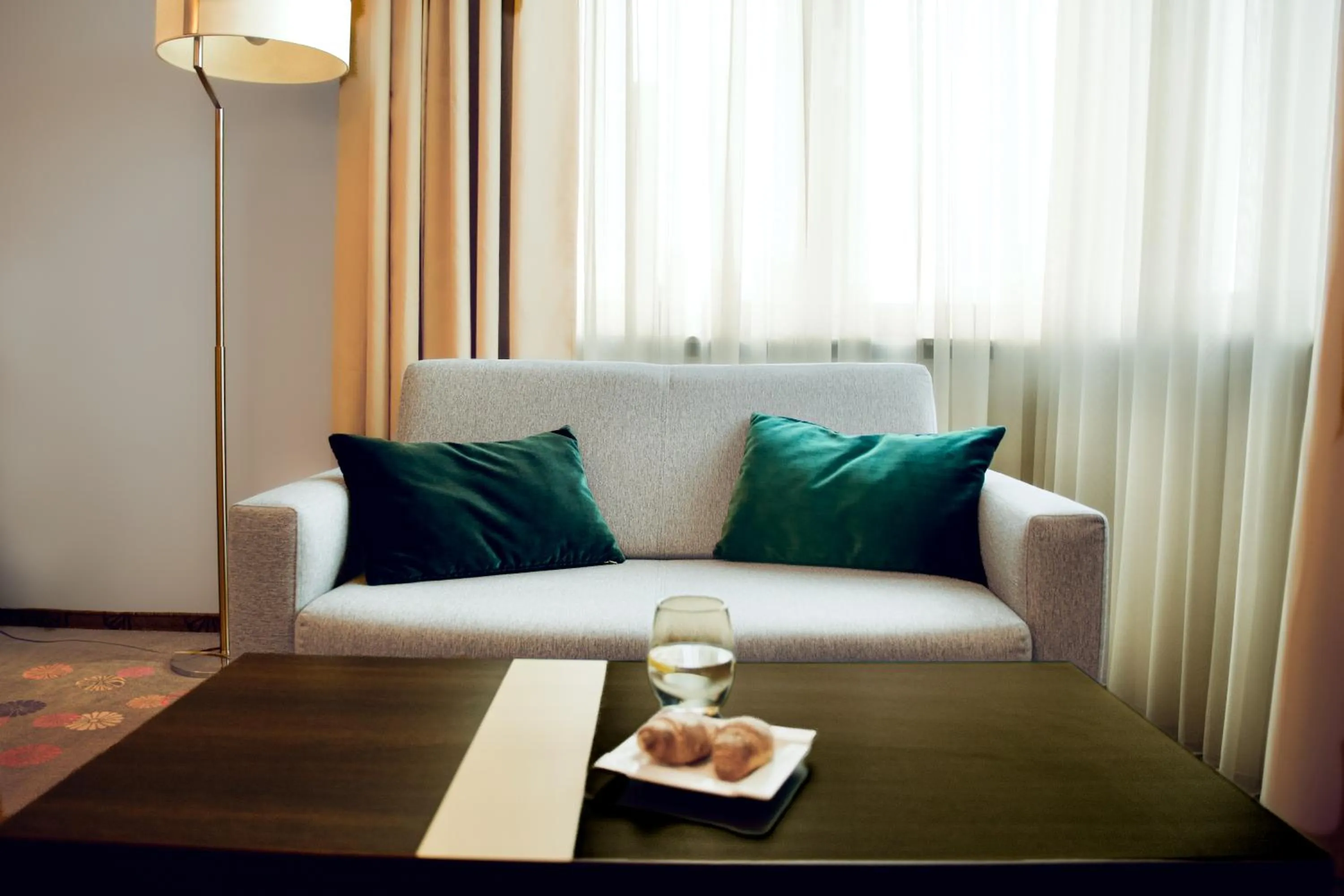 Seating area in Hotel Szafran