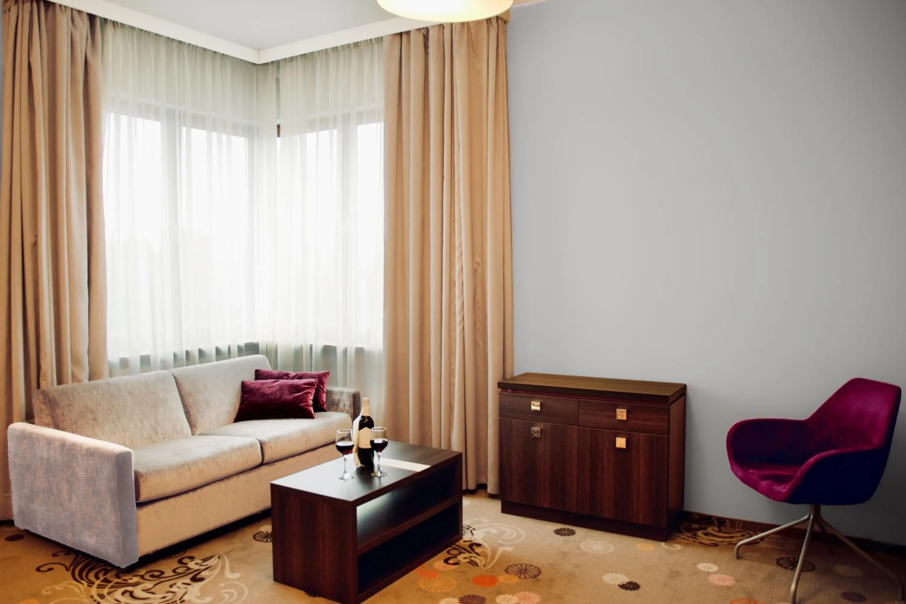 Seating area in Hotel Szafran