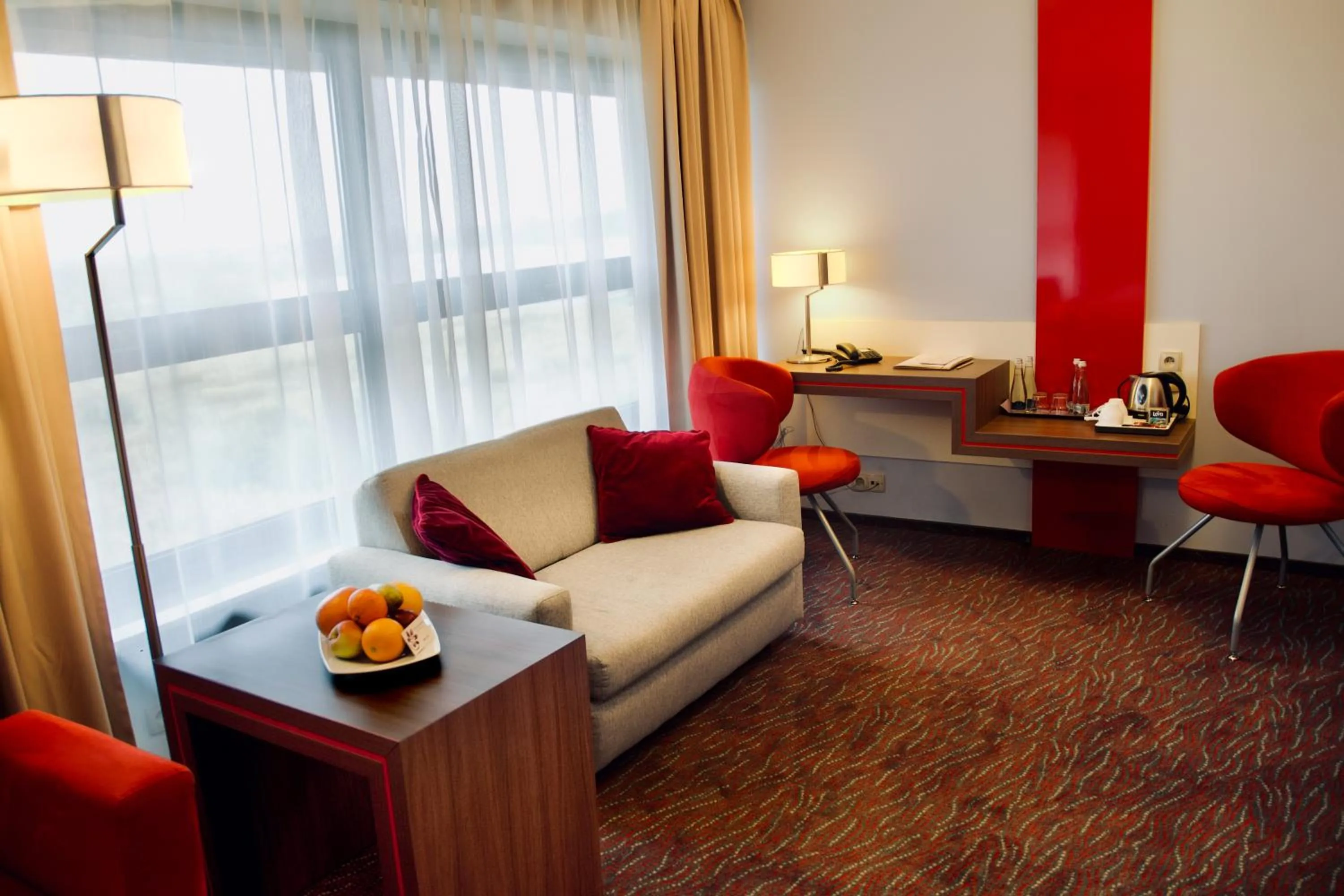 Seating area in Hotel Szafran