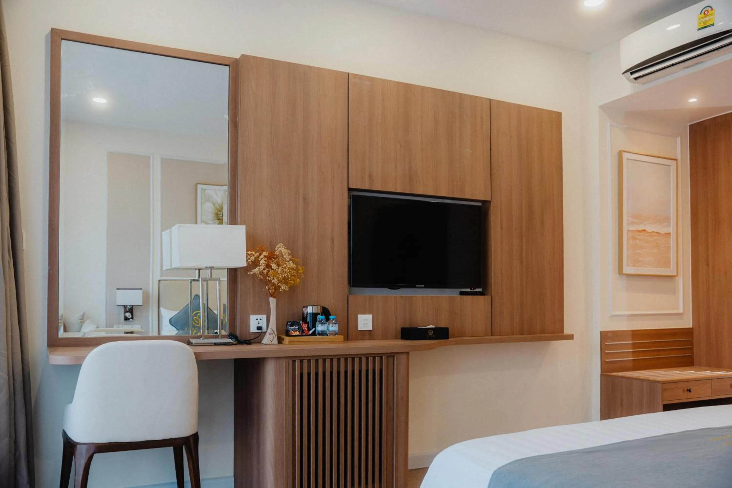 TV and multimedia, Bed in Villa Oasis