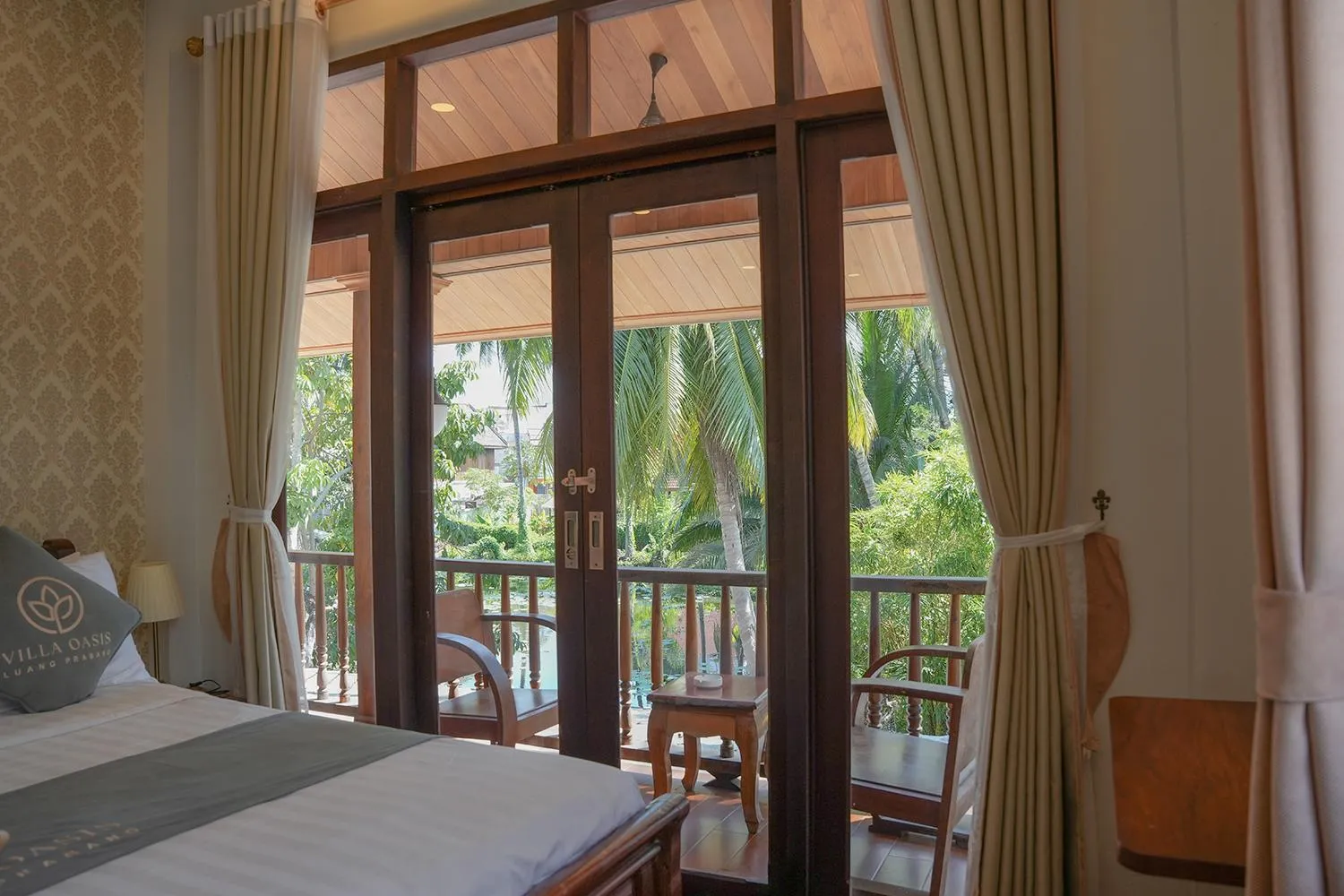 View (from property/room), Bed in Villa Oasis