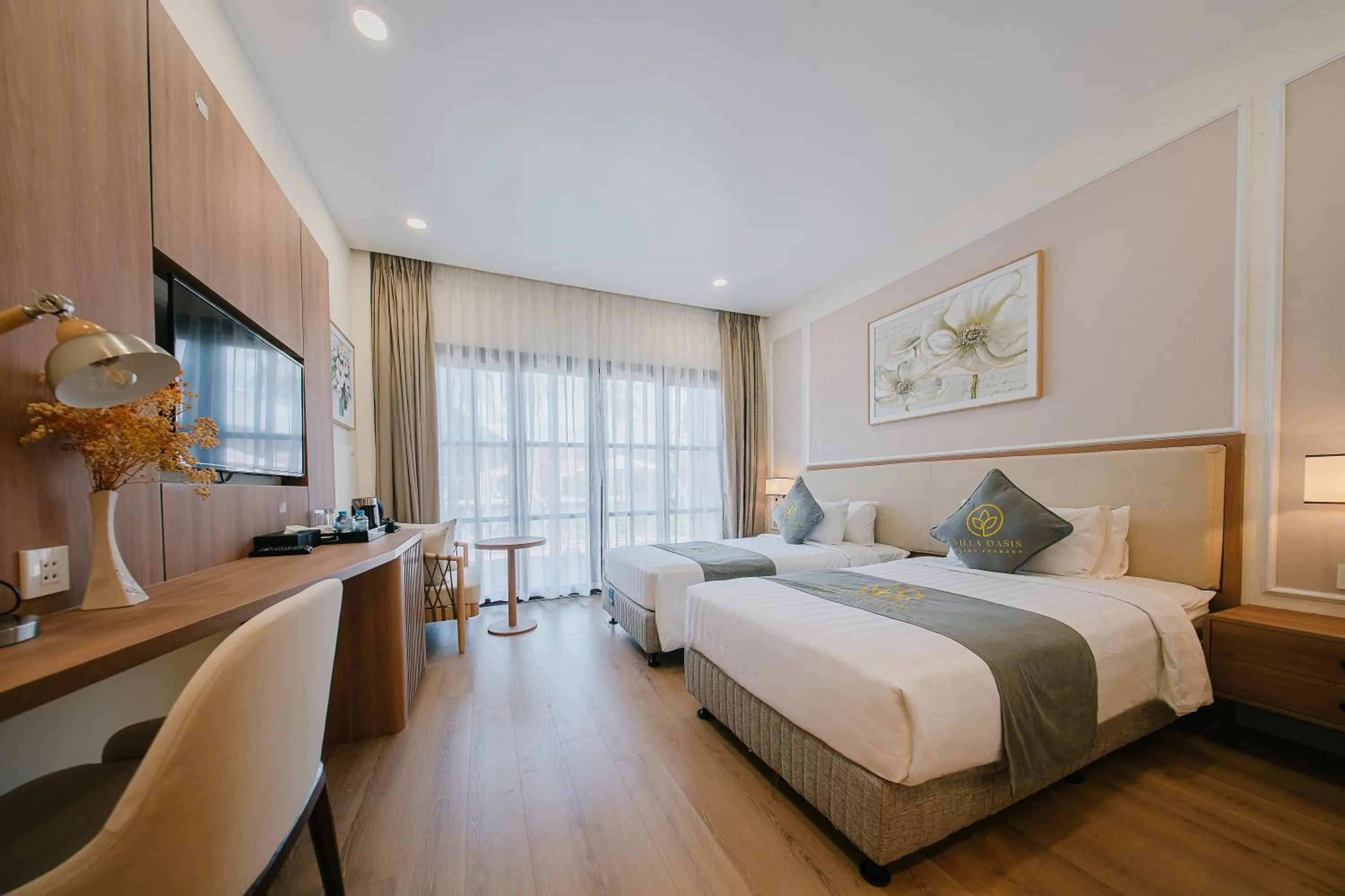 Photo of the whole room, Bed in Villa Oasis