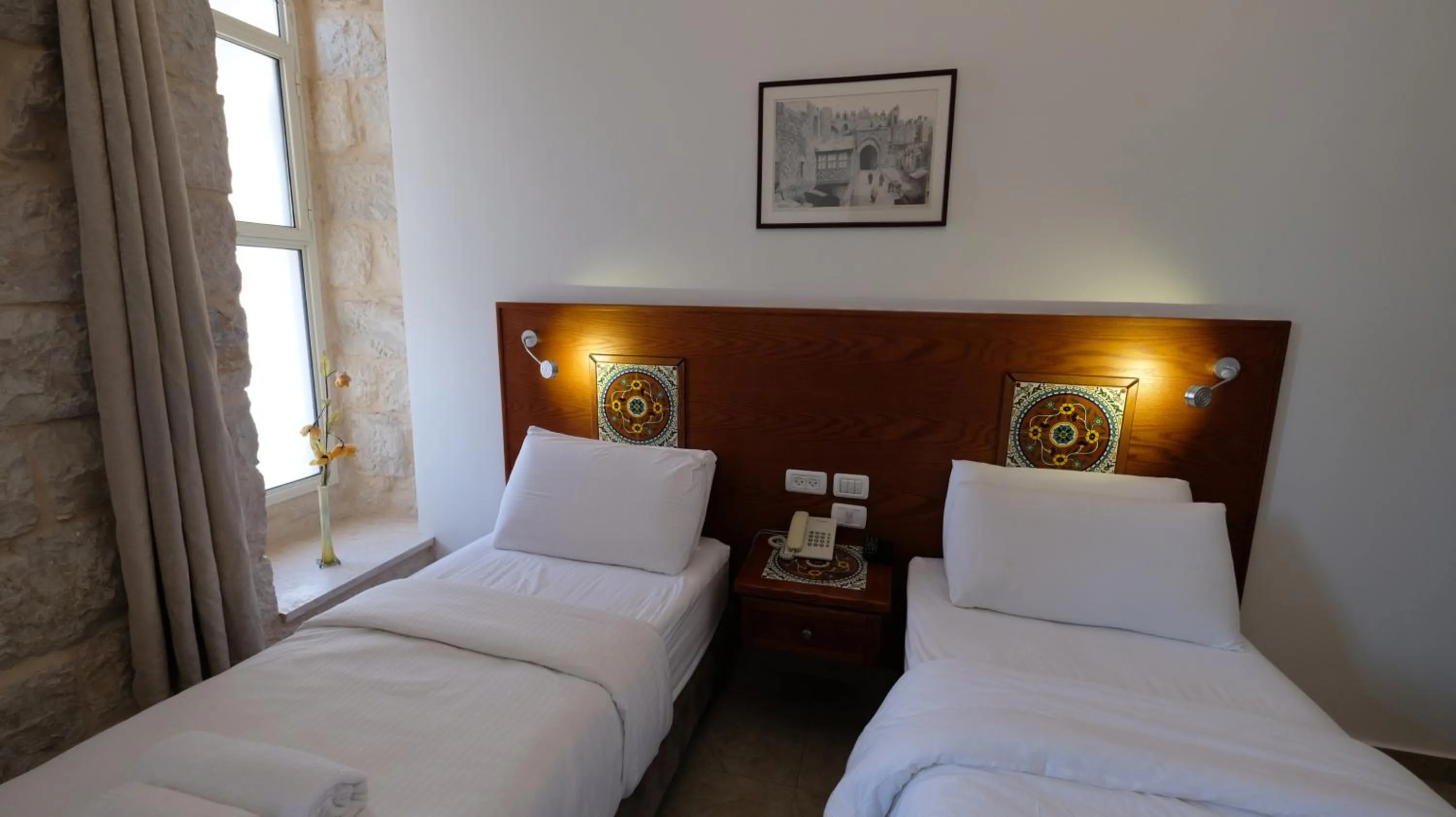 Bedroom, Bed in Azzahra Boutique Hotel & Restaurant - Jerusalem