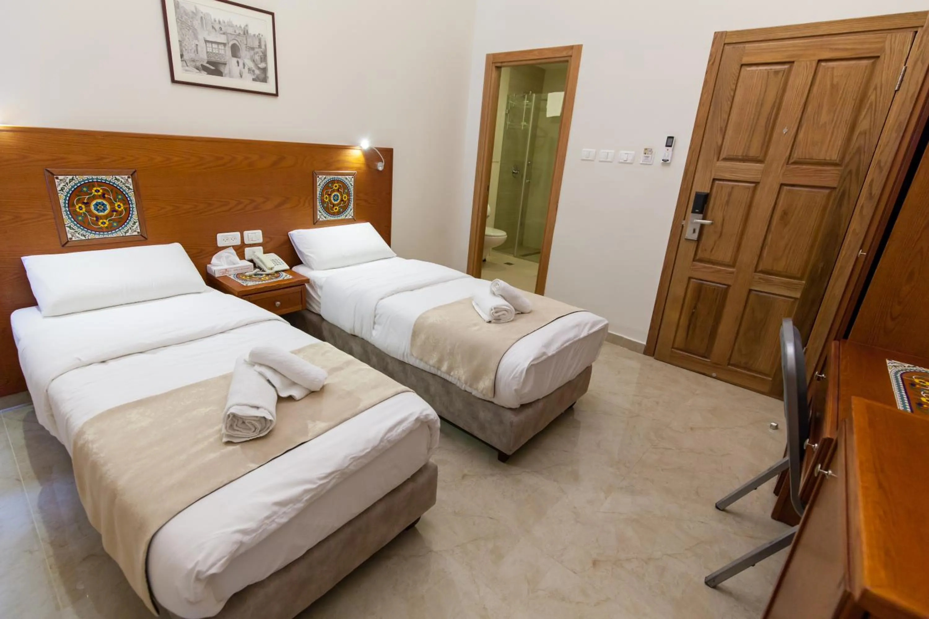 Bedroom, Bed in Azzahra Boutique Hotel & Restaurant - Jerusalem