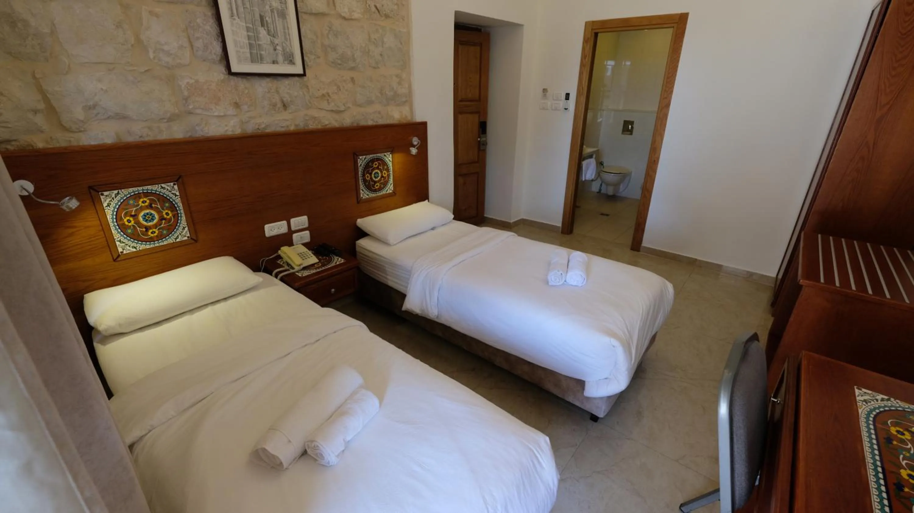 Bedroom, Bed in Azzahra Boutique Hotel & Restaurant - Jerusalem