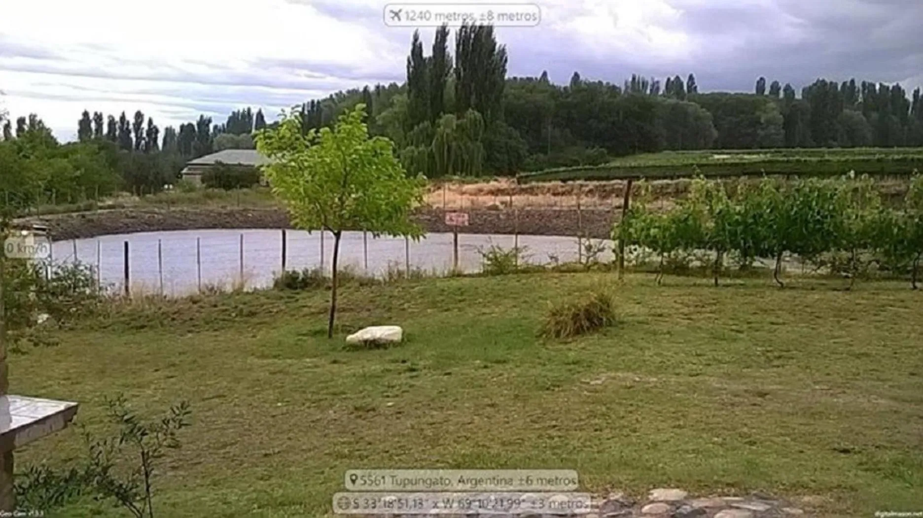 Lake view in Cabaña del Alto Tupungato