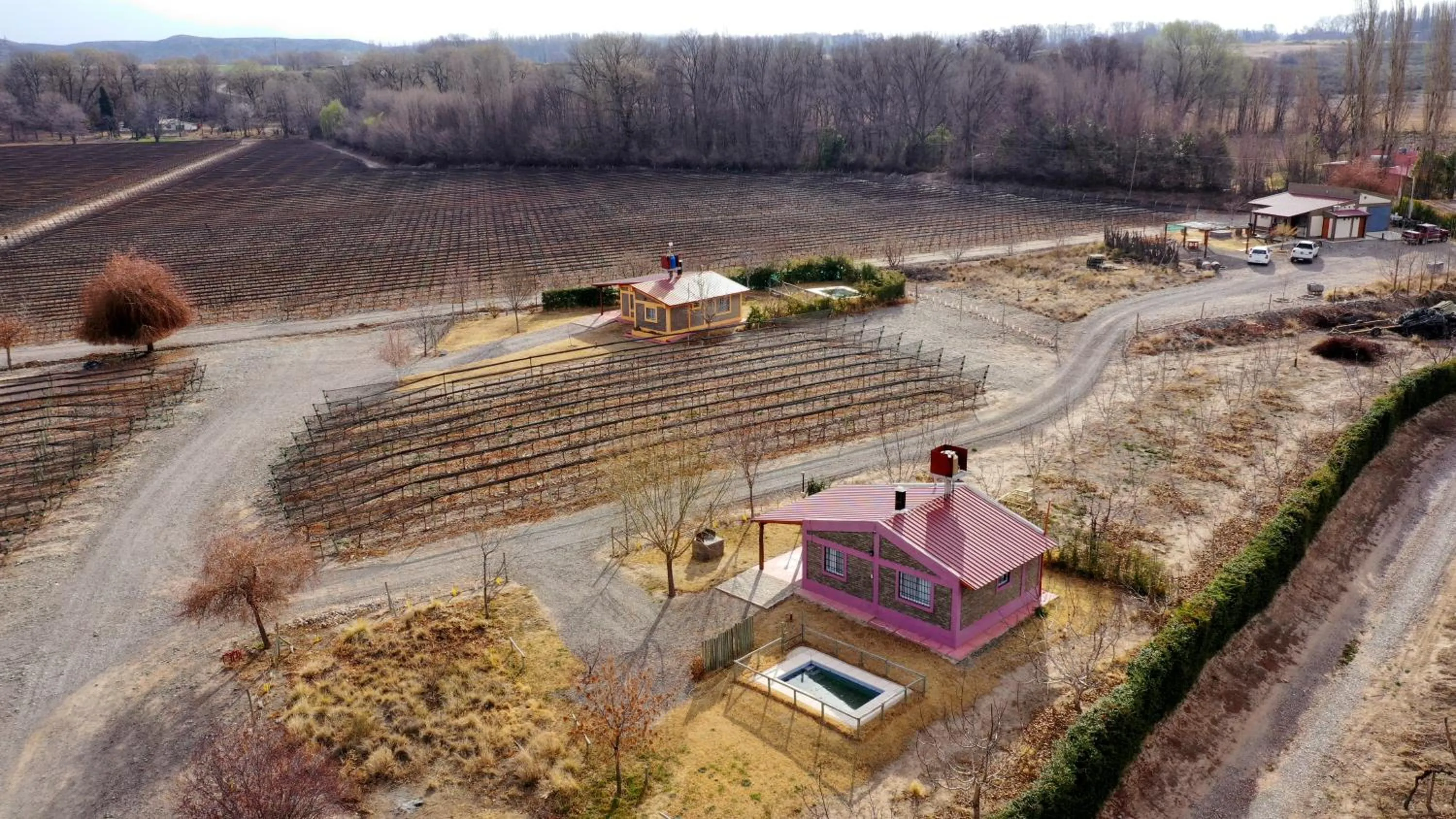 Bird's eye view in Cabaña del Alto Tupungato