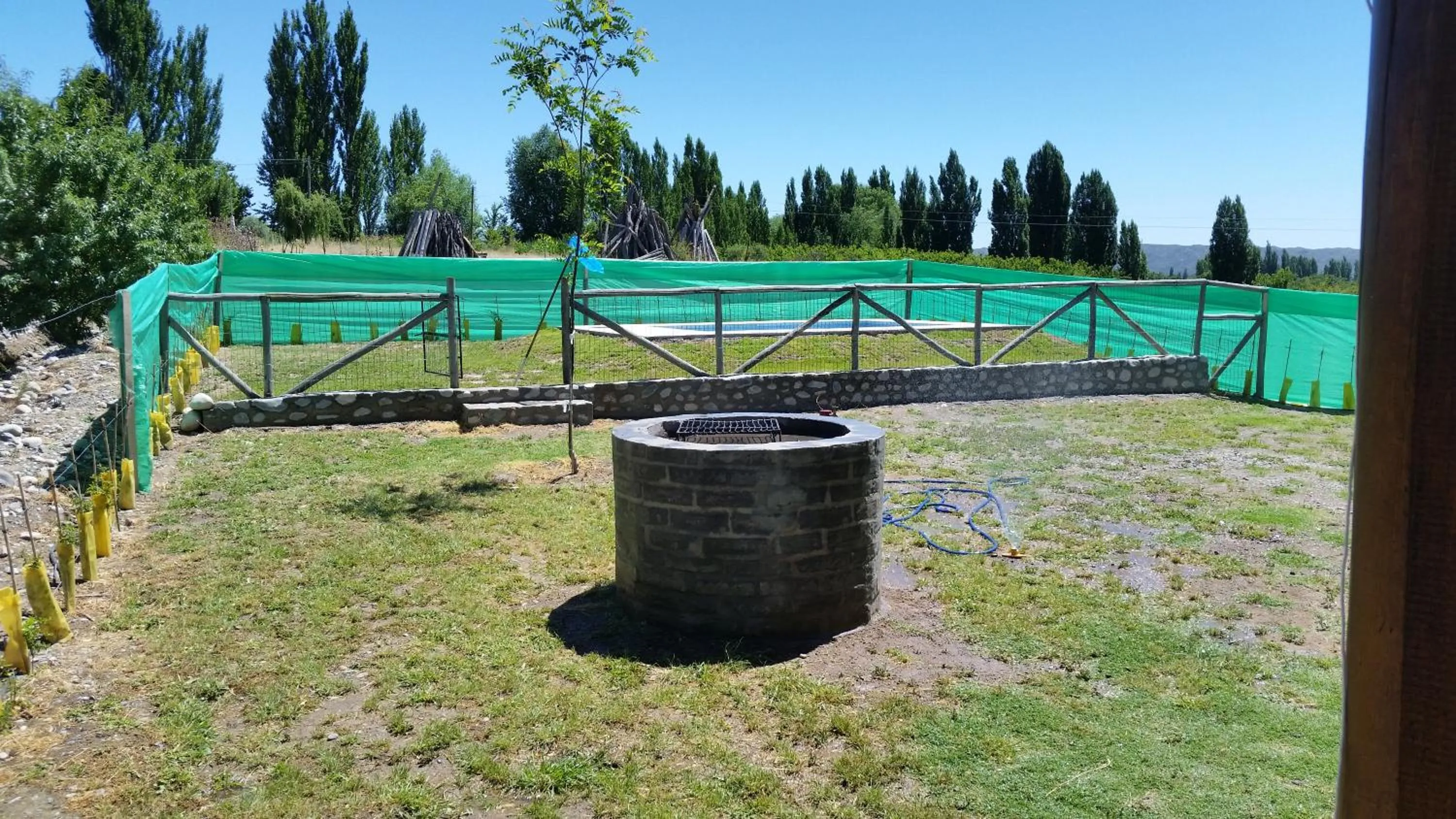 Garden view in Cabaña del Alto Tupungato