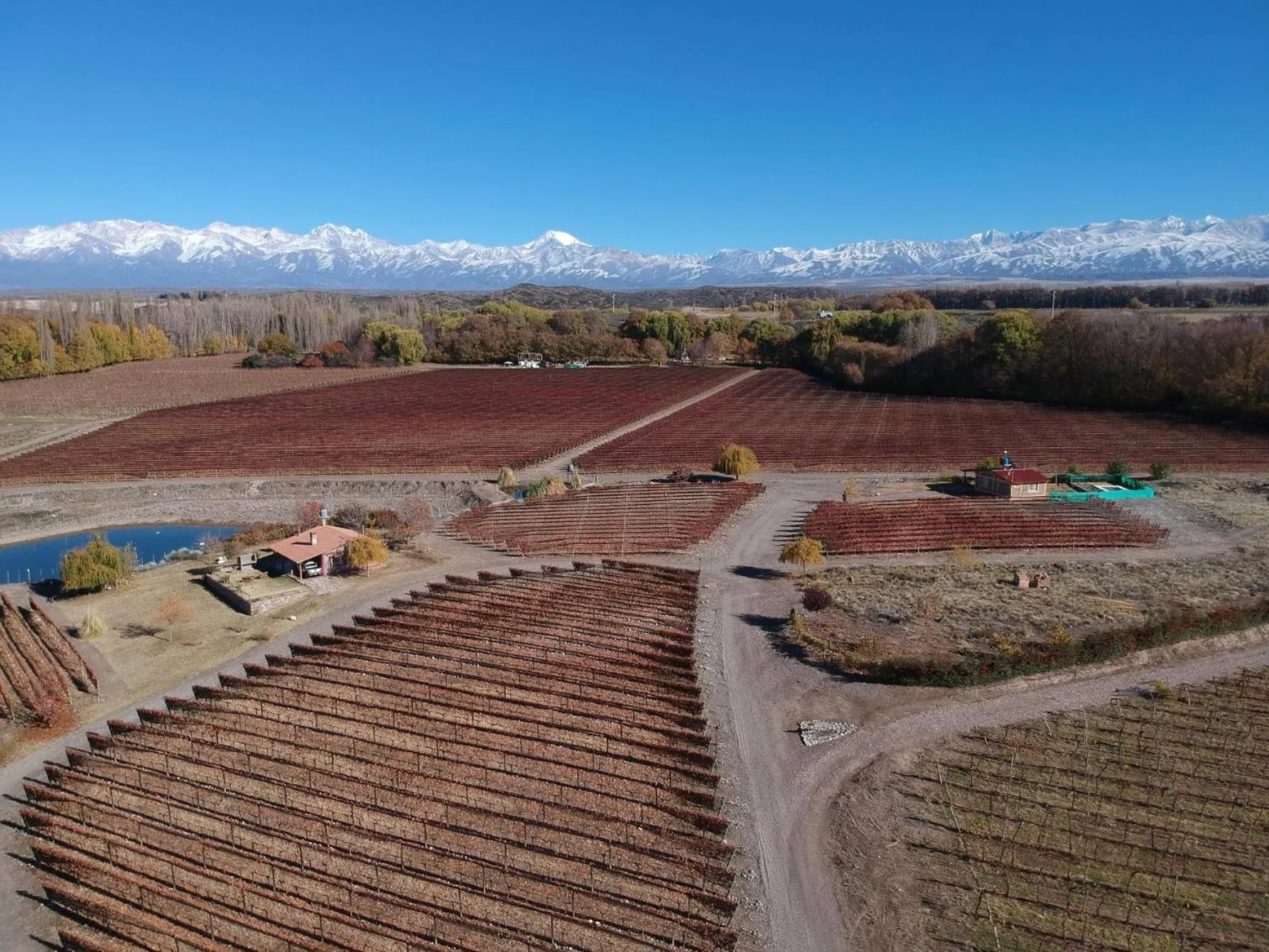 Bird's eye view in Cabaña del Alto Tupungato