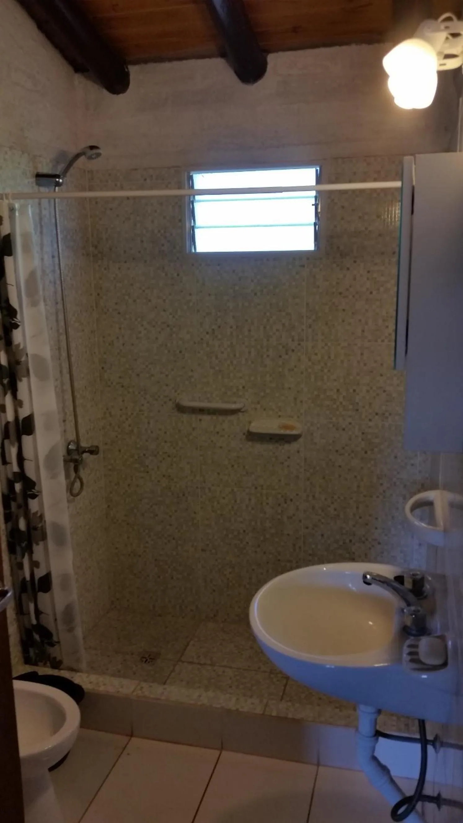 Shower in Cabaña del Alto Tupungato