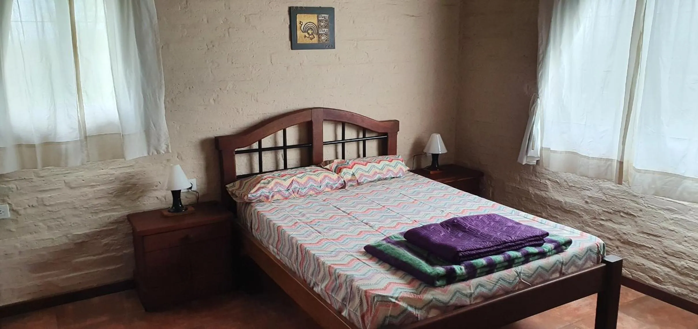Bedroom, Bed in Cabaña del Alto Tupungato