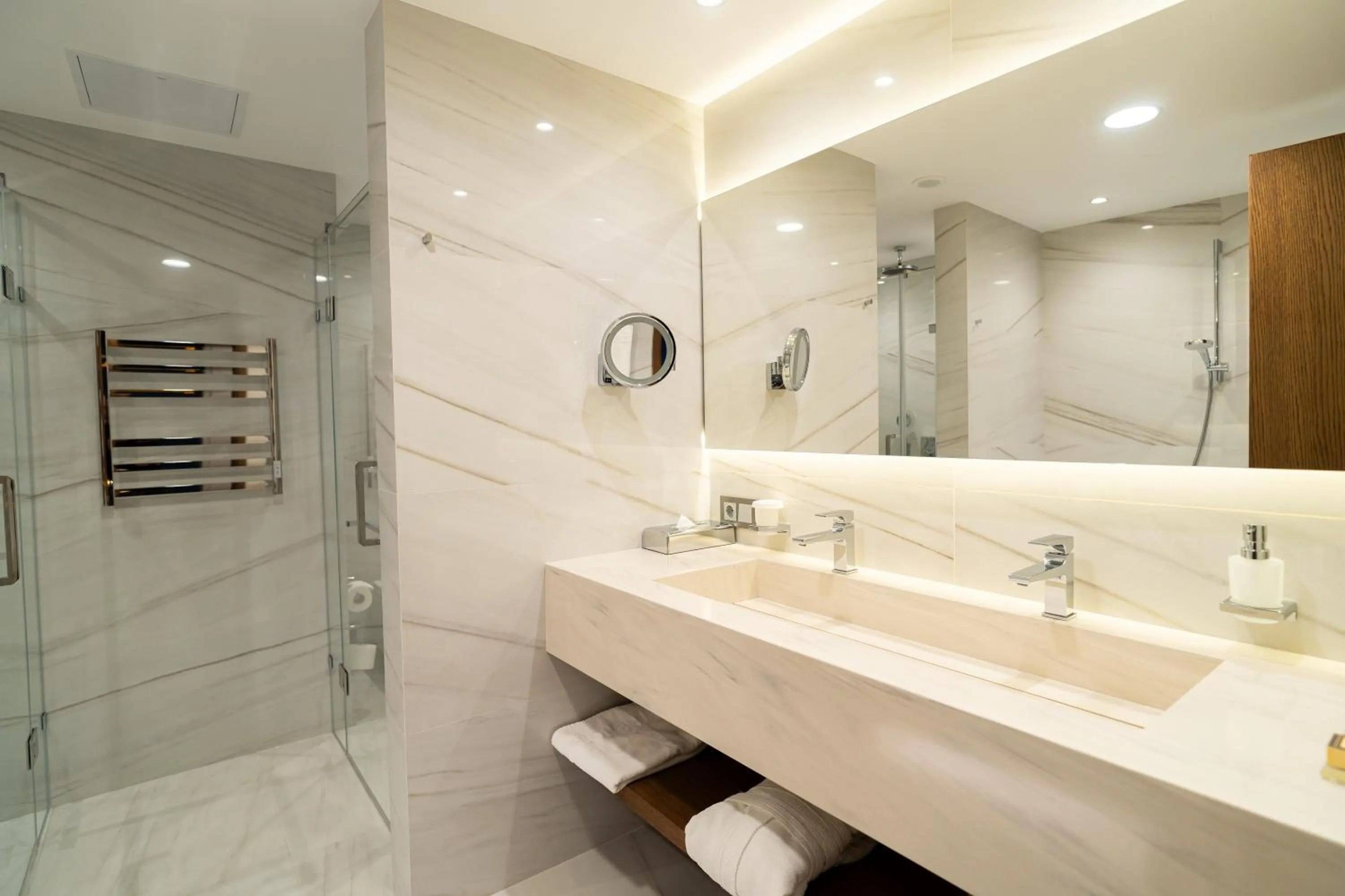 Shower in The Dostyk Hotel