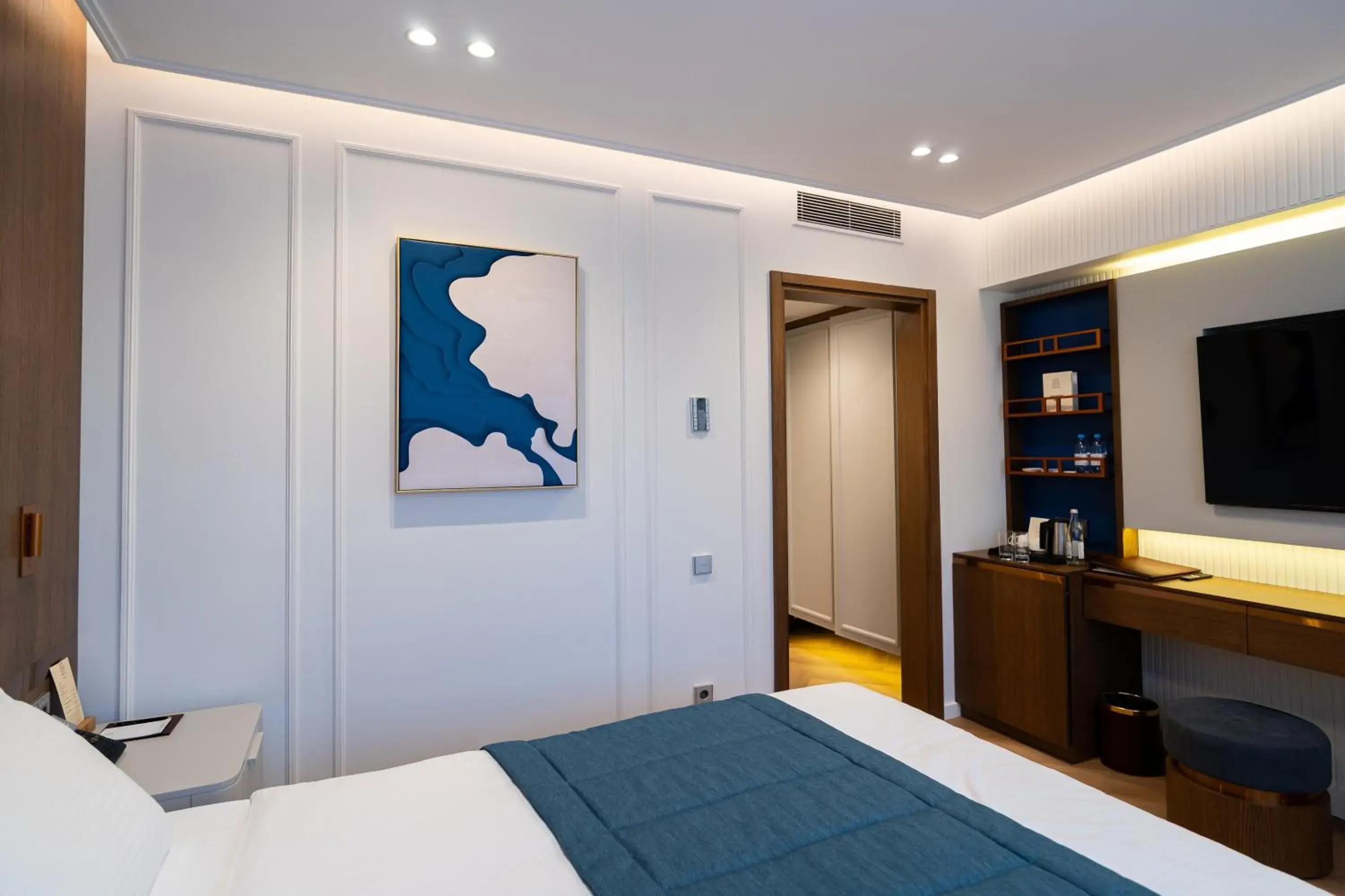 Bedroom, Bed in The Dostyk Hotel Bedroom, Bed in The Dostyk Hotel