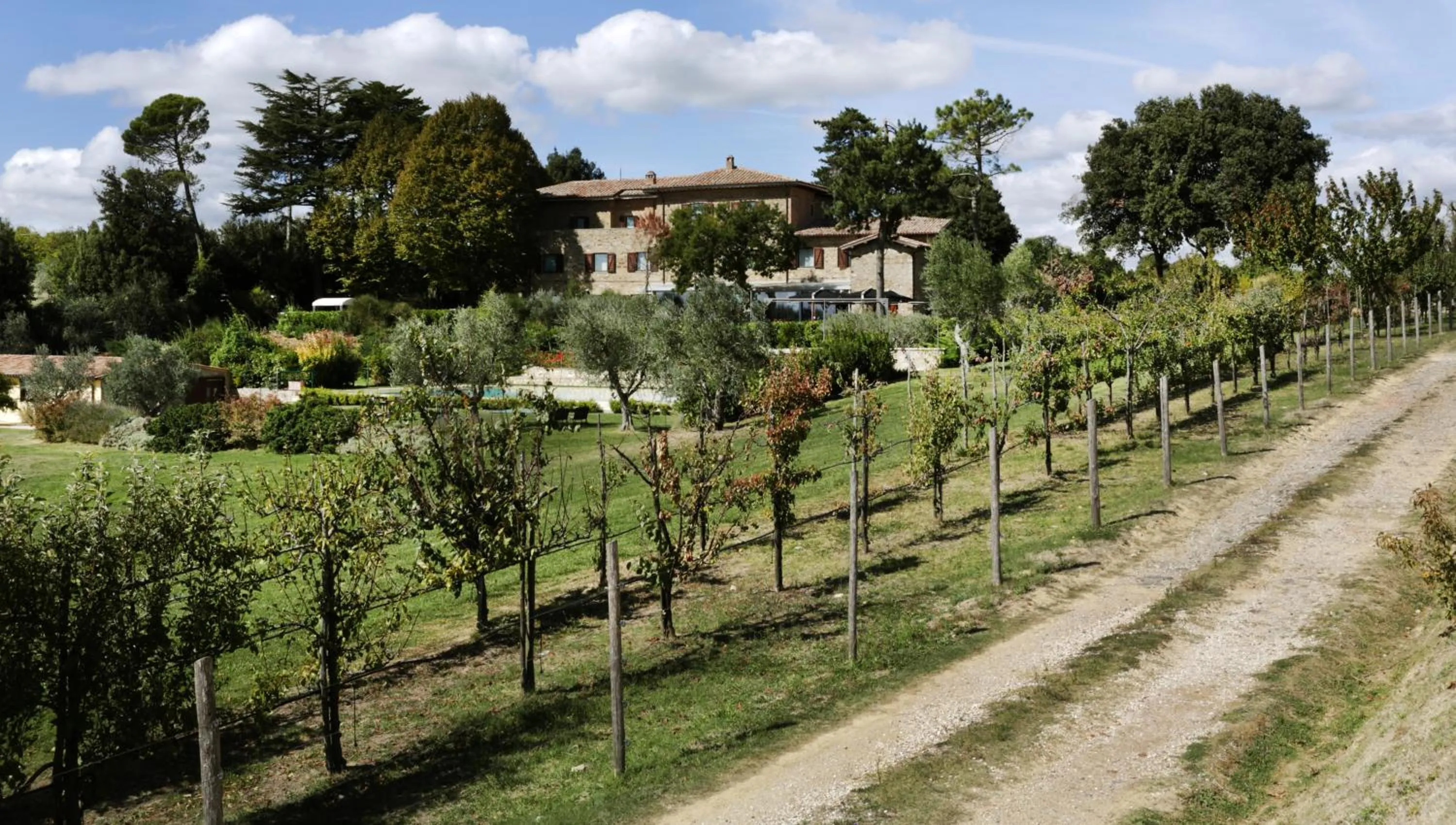 Garden view in Tenuta Ponziani Wine Resort&Spa