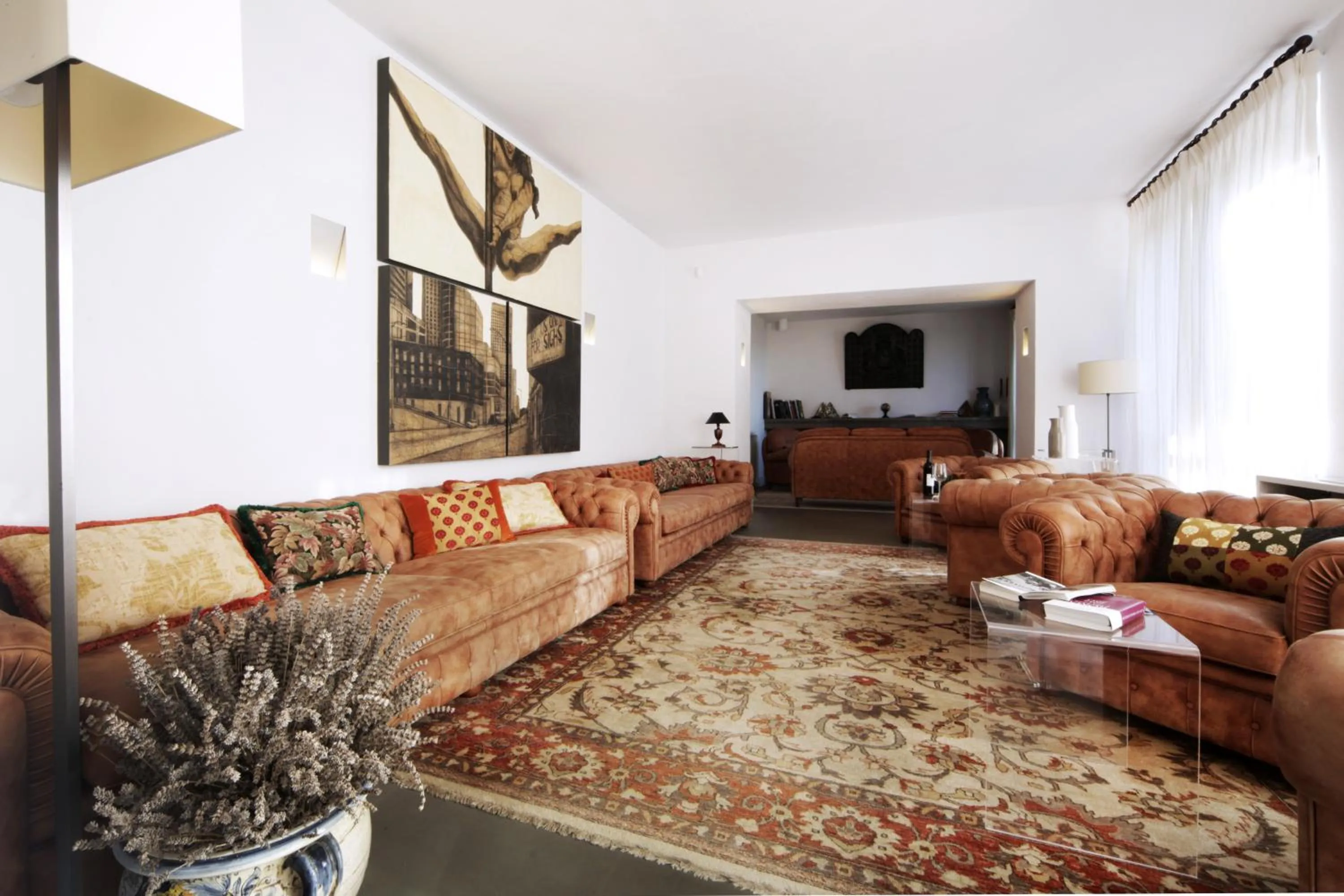 Communal lounge/ TV room in Tenuta Ponziani Wine Resort&Spa