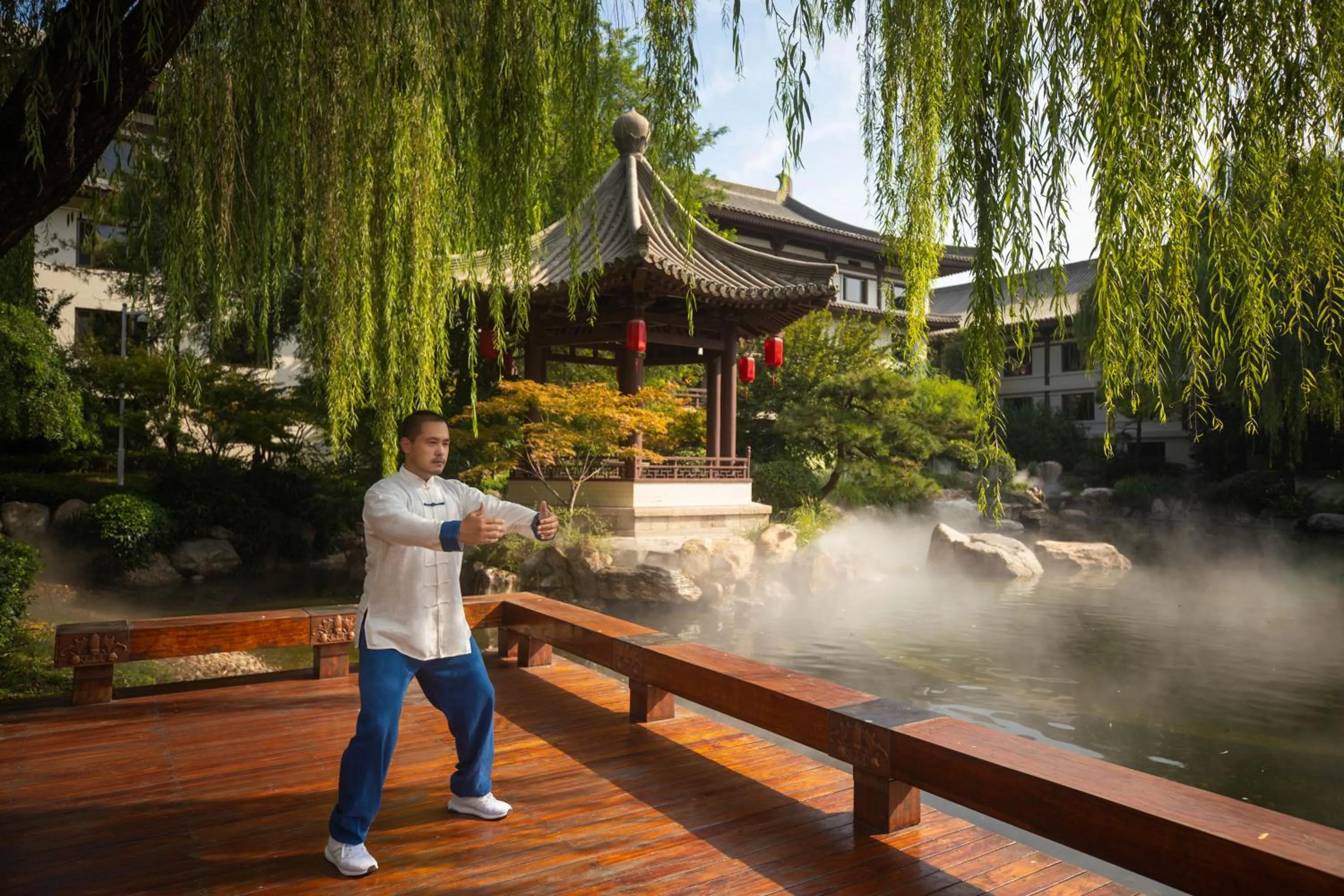 Garden in HUALUXE Xi'an Tanghua by IHG