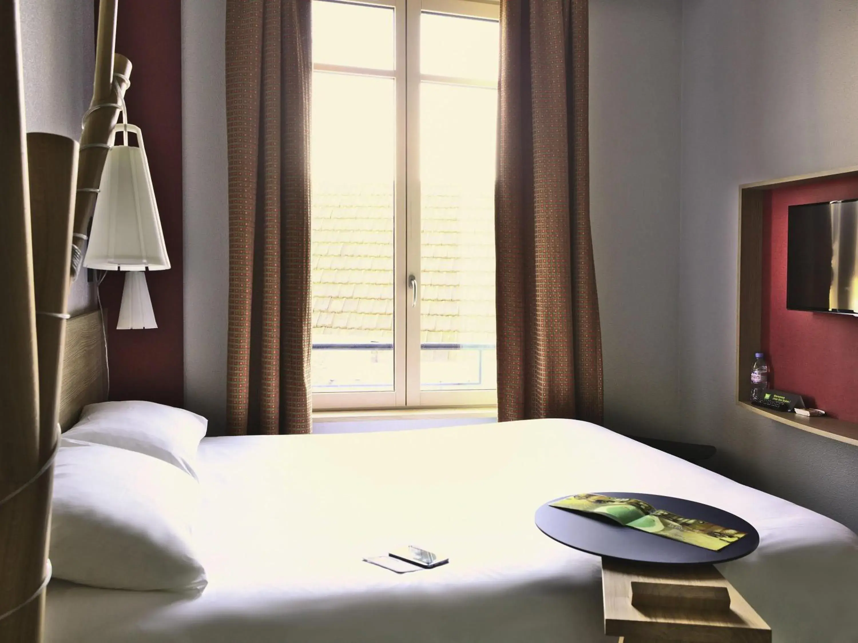 Bedroom, Bed in ibis Styles Moulins Centre Bedroom, Bed in ibis Styles Moulins Centre