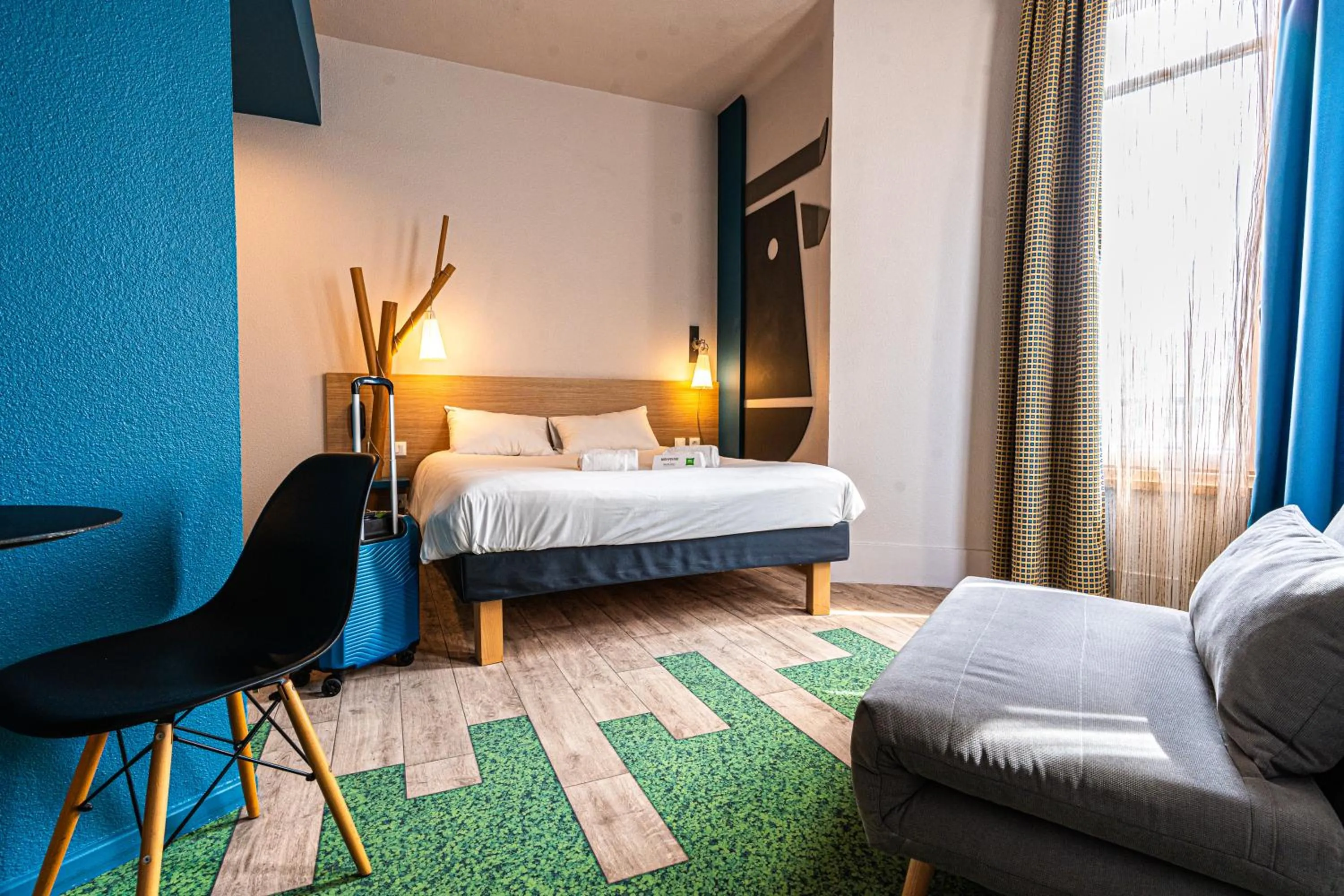Photo of the whole room, Bed in ibis Styles Moulins Centre