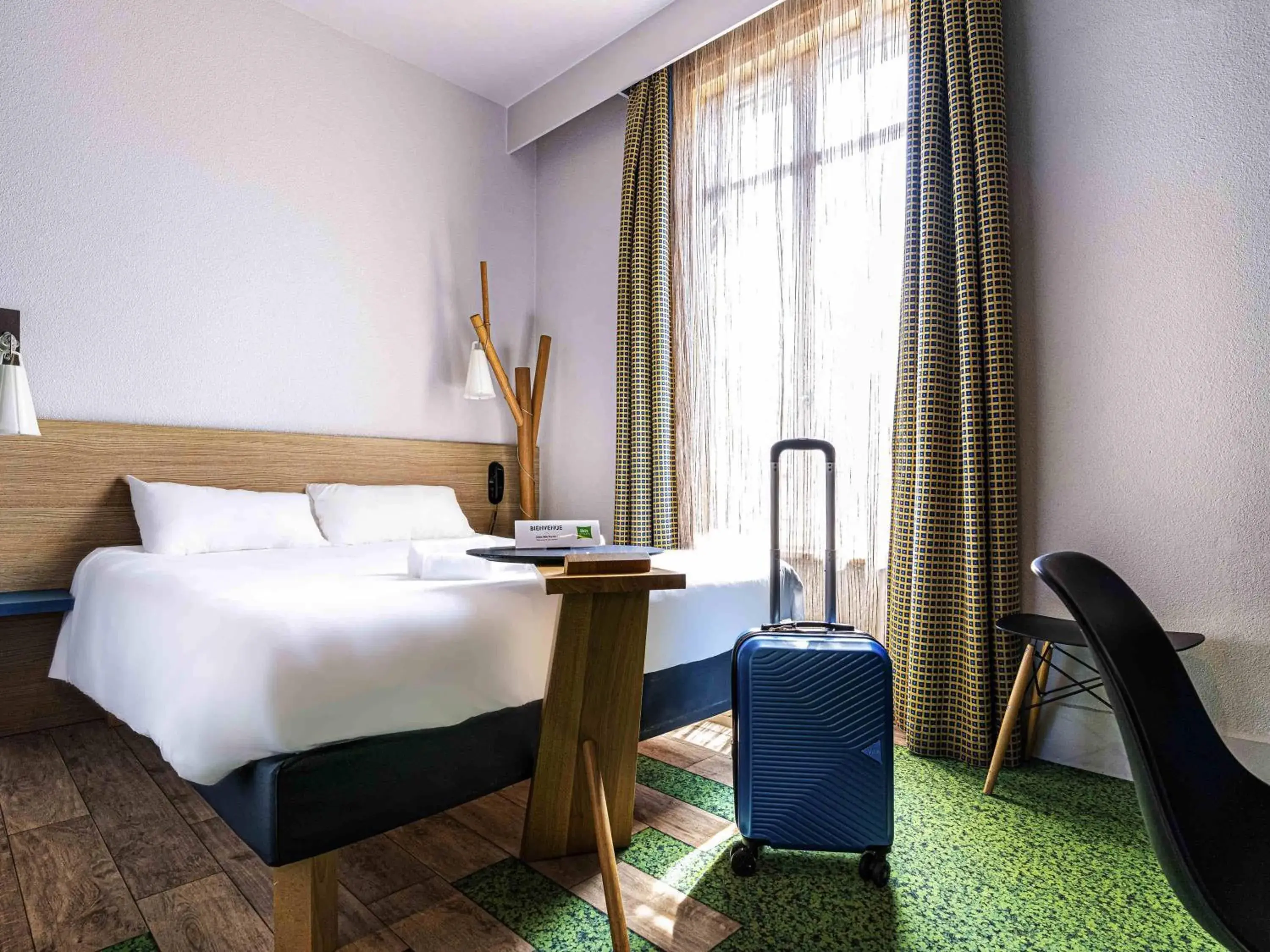 Bedroom, Bed in ibis Styles Moulins Centre Bedroom, Bed in ibis Styles Moulins Centre