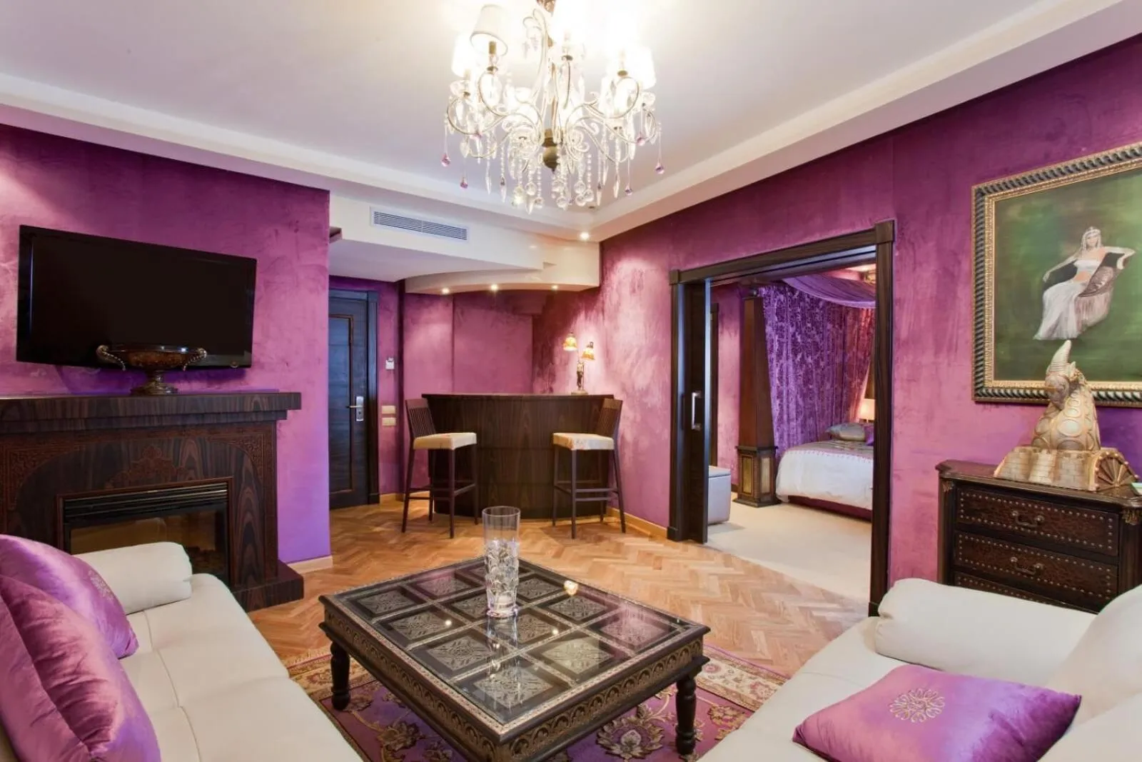 Living room in Art Palace Suites & Spa