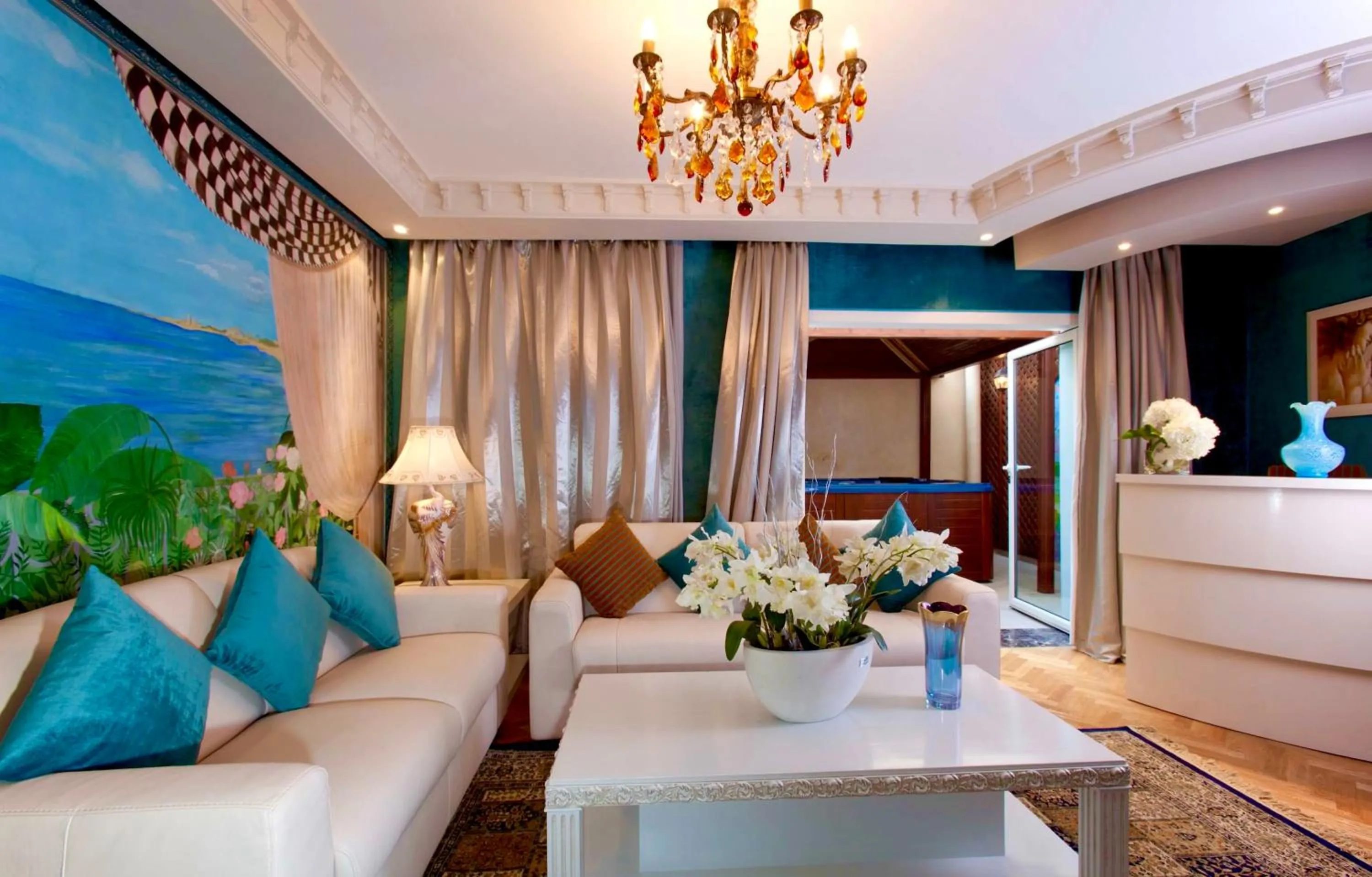 Living room in Art Palace Suites & Spa