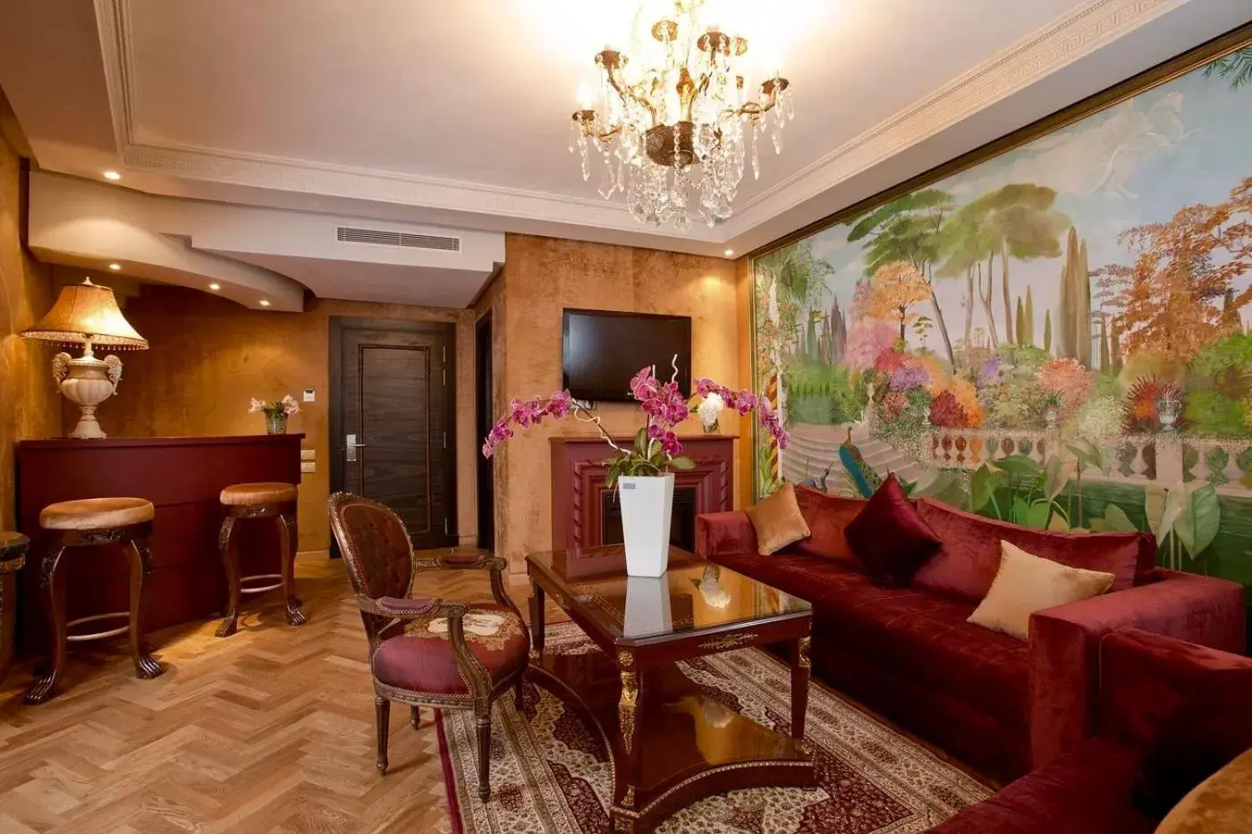 Living room in Art Palace Suites & Spa Living room in Art Palace Suites & Spa