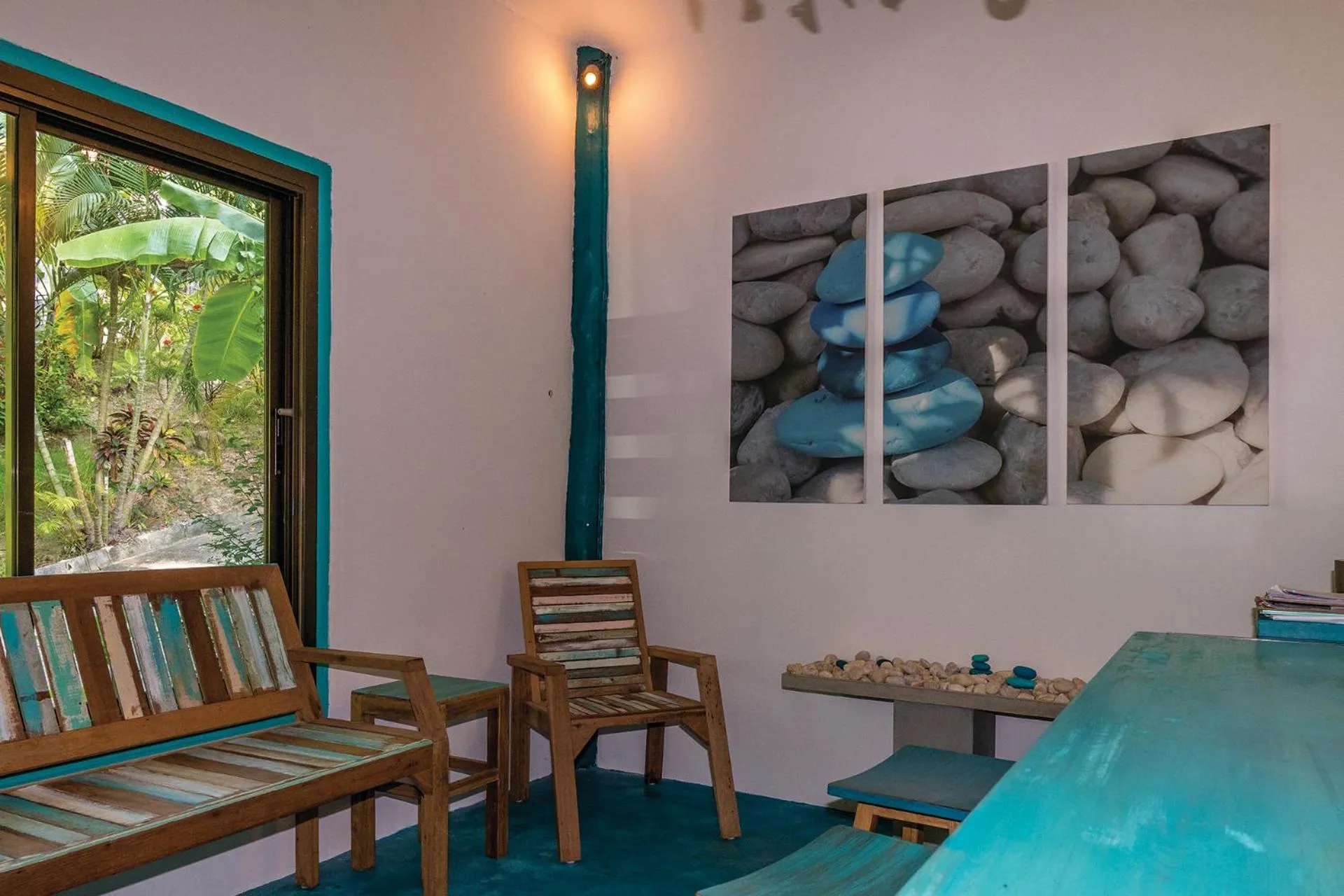 Seating area in Baan Kiao