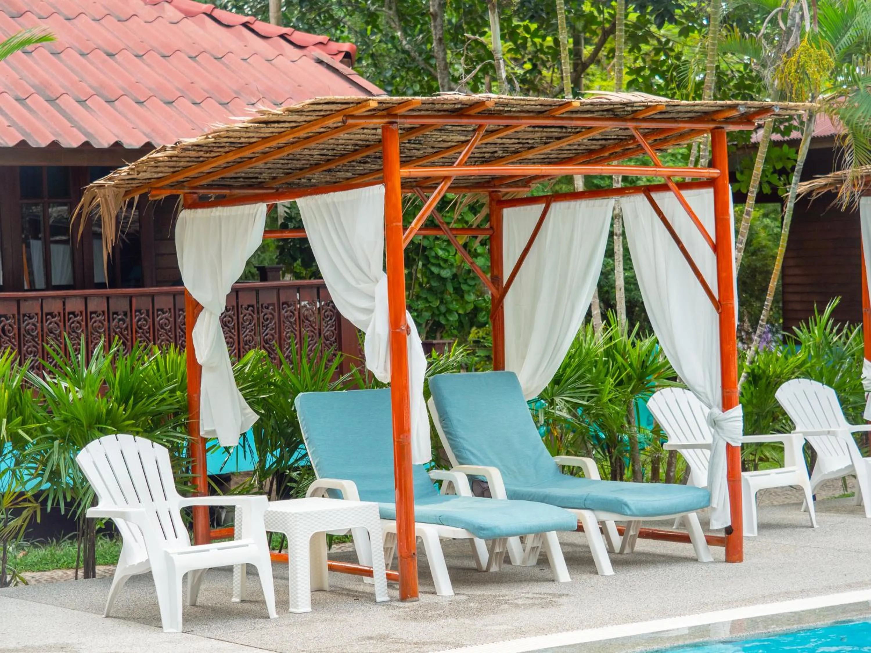 Seating area in Baan Kiao