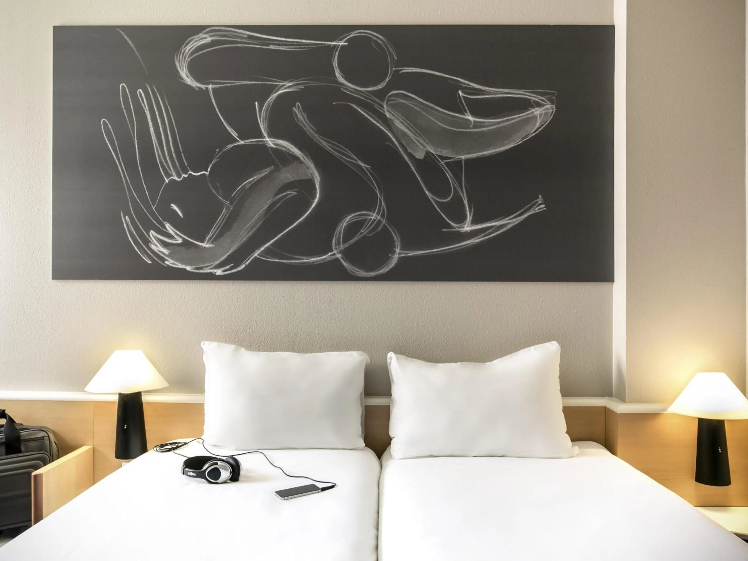 Bedroom, Bed in Ibis Madrid Getafe