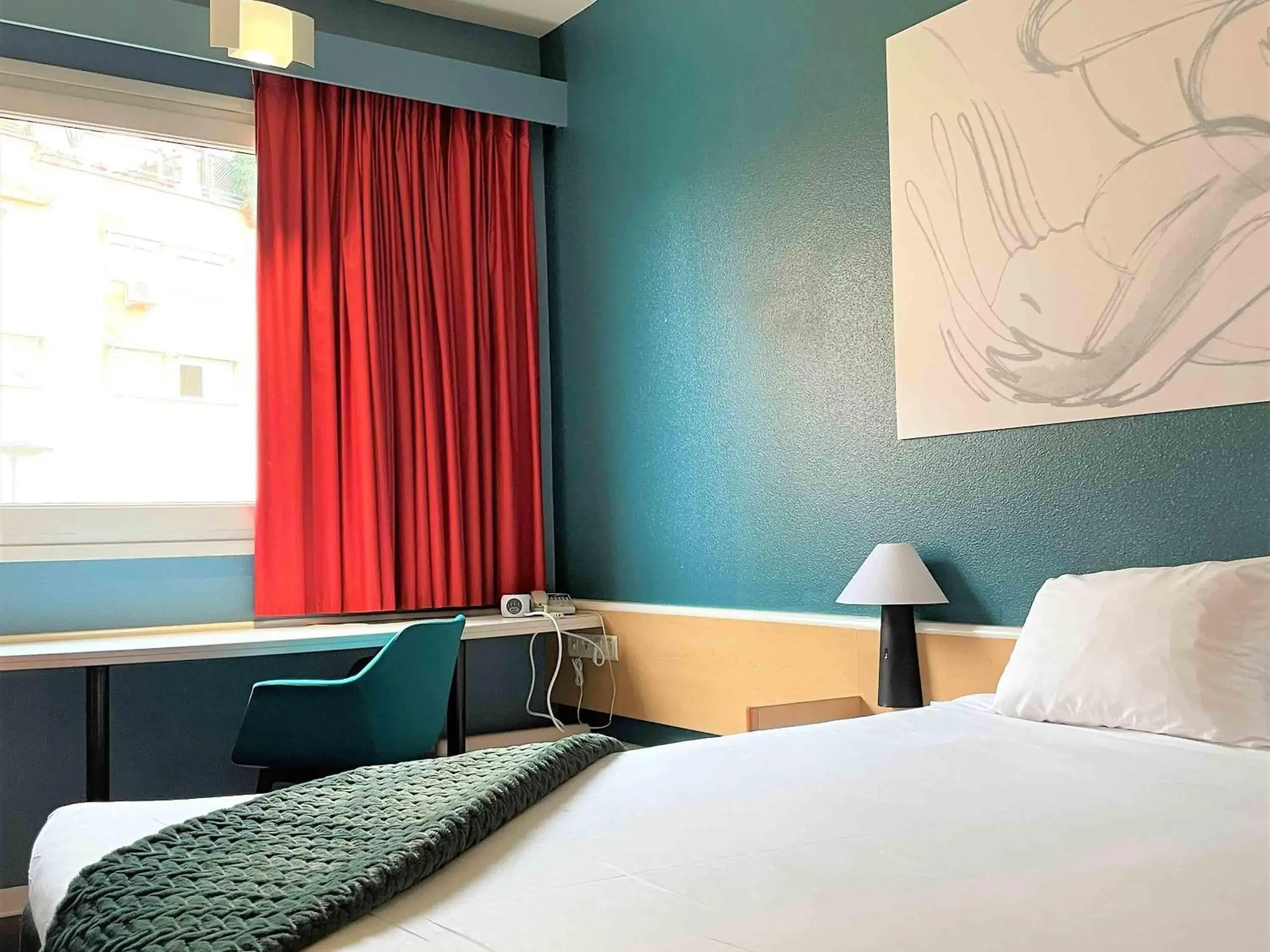 Bedroom, Bed in Ibis Madrid Getafe Bedroom, Bed in Ibis Madrid Getafe
