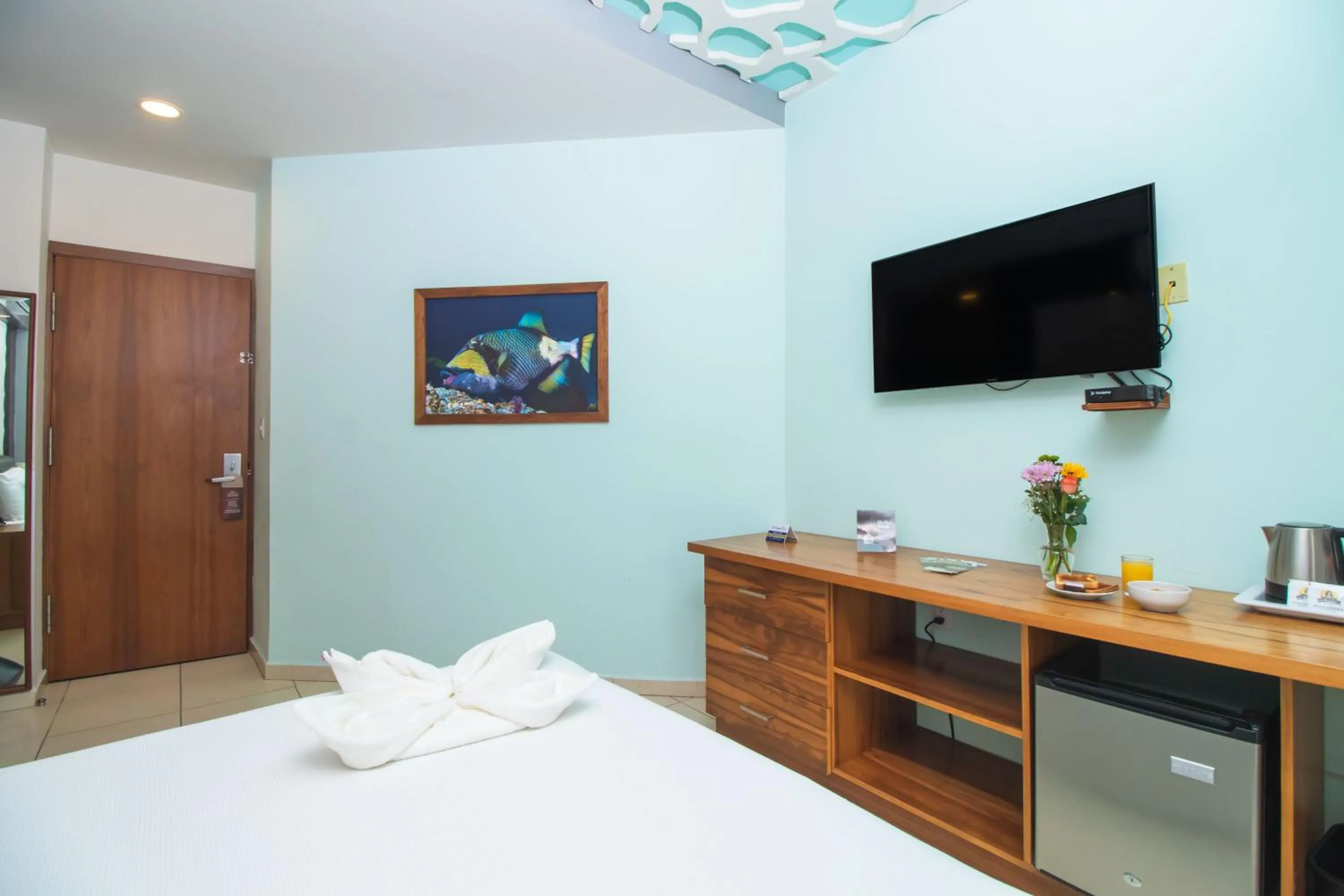 Bed in Hotel Clipperton