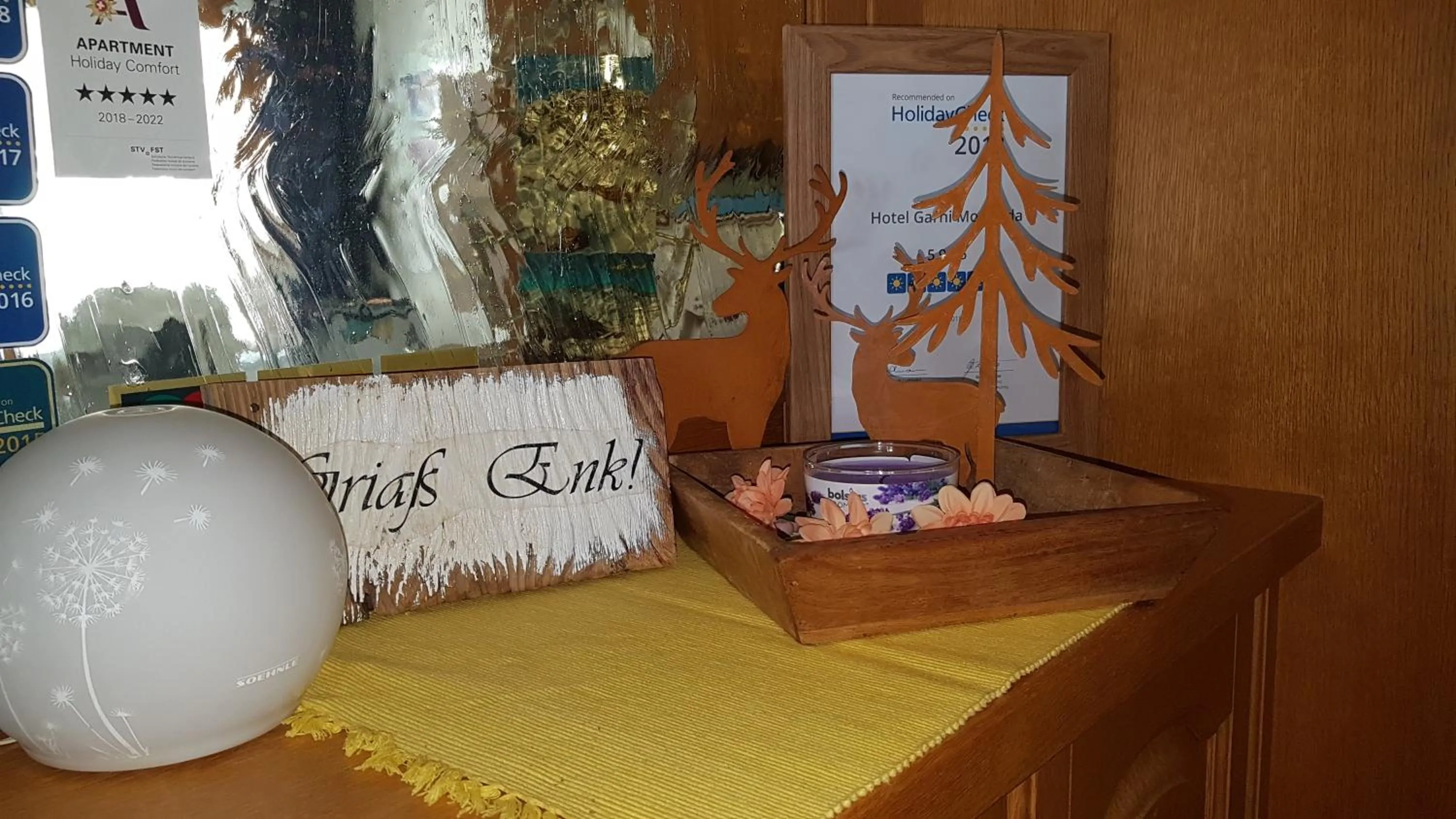 Lobby or reception in Apart-Garni Motnaida