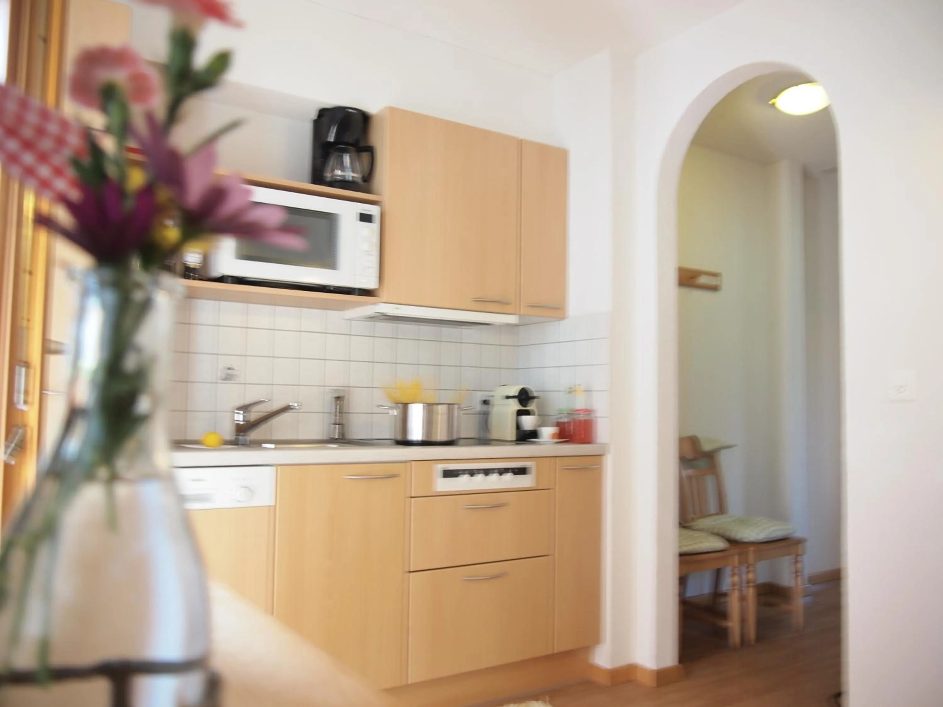 Dining area in Apart-Garni Motnaida