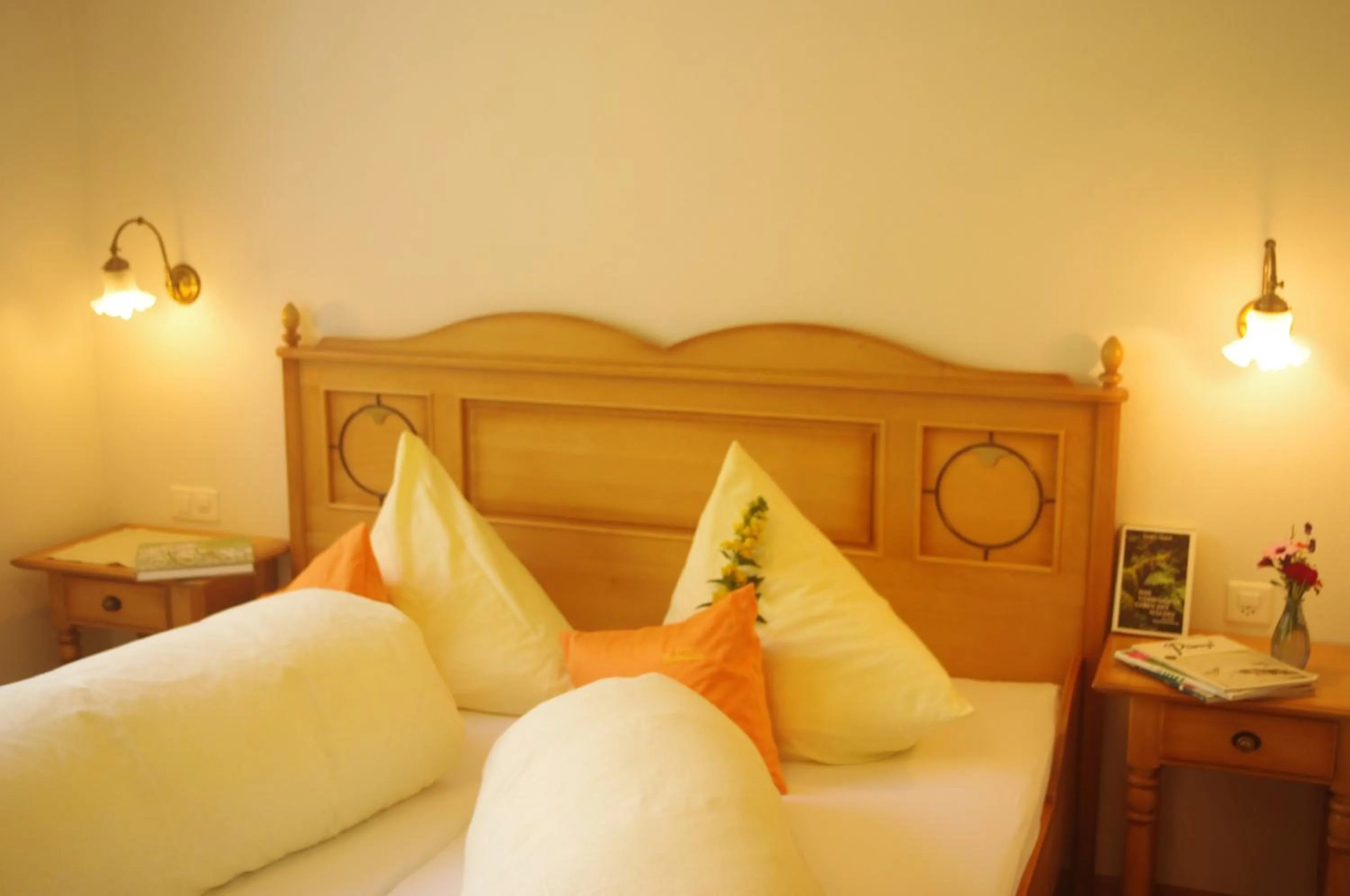 Bed in Apart-Garni Motnaida