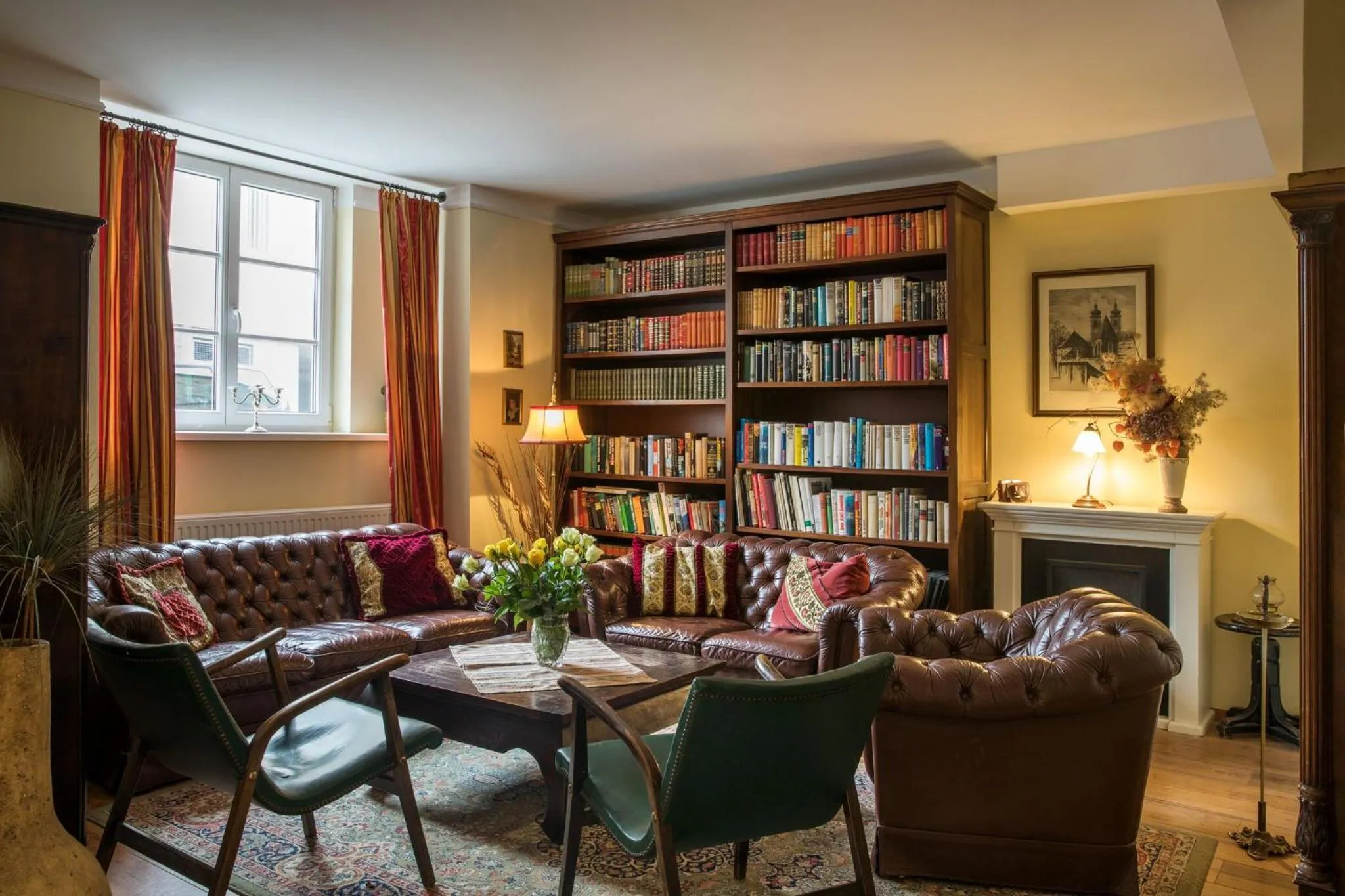 Communal lounge/ TV room in Hotel Nibelungenhof