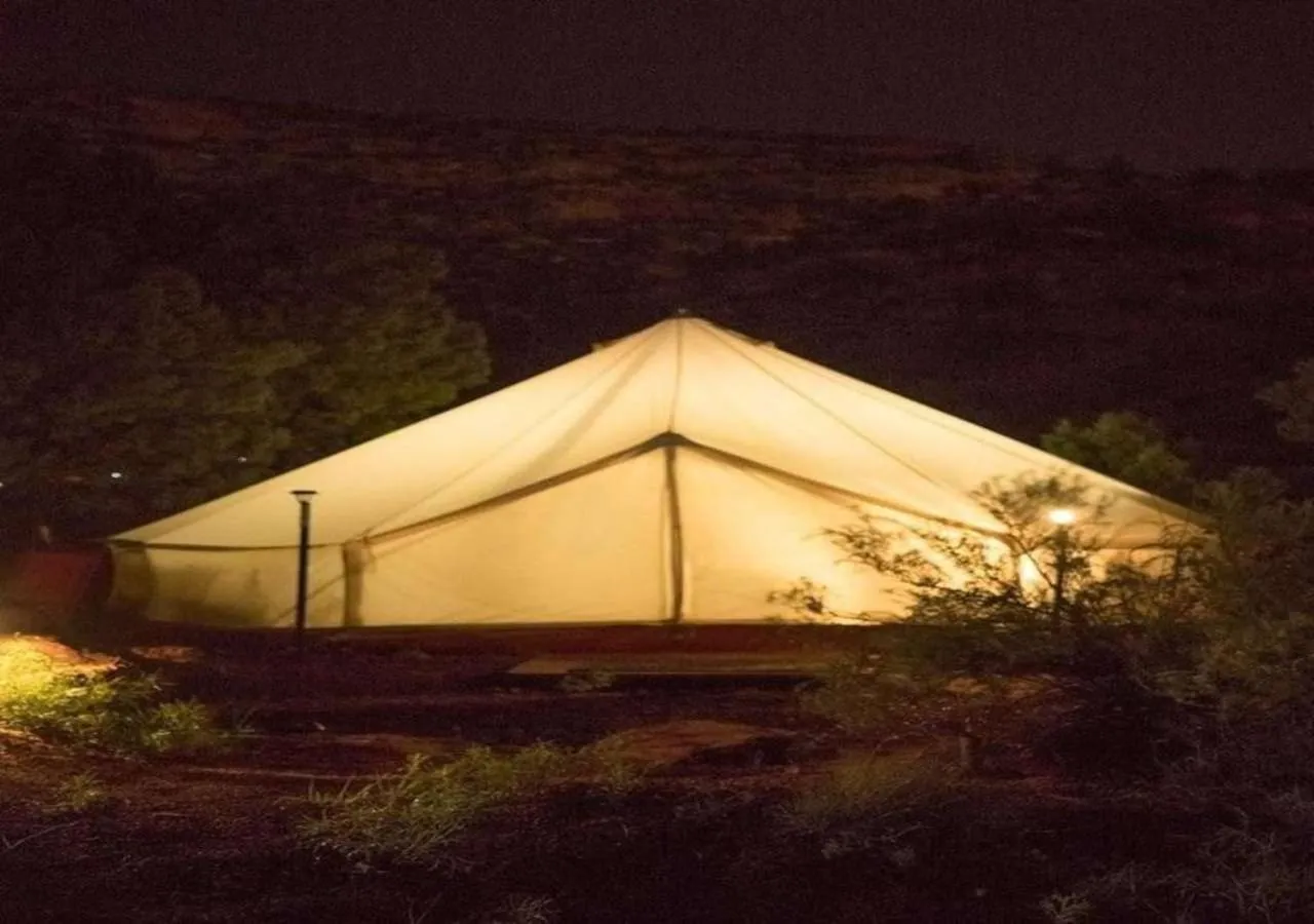 Night in Zion View Camping