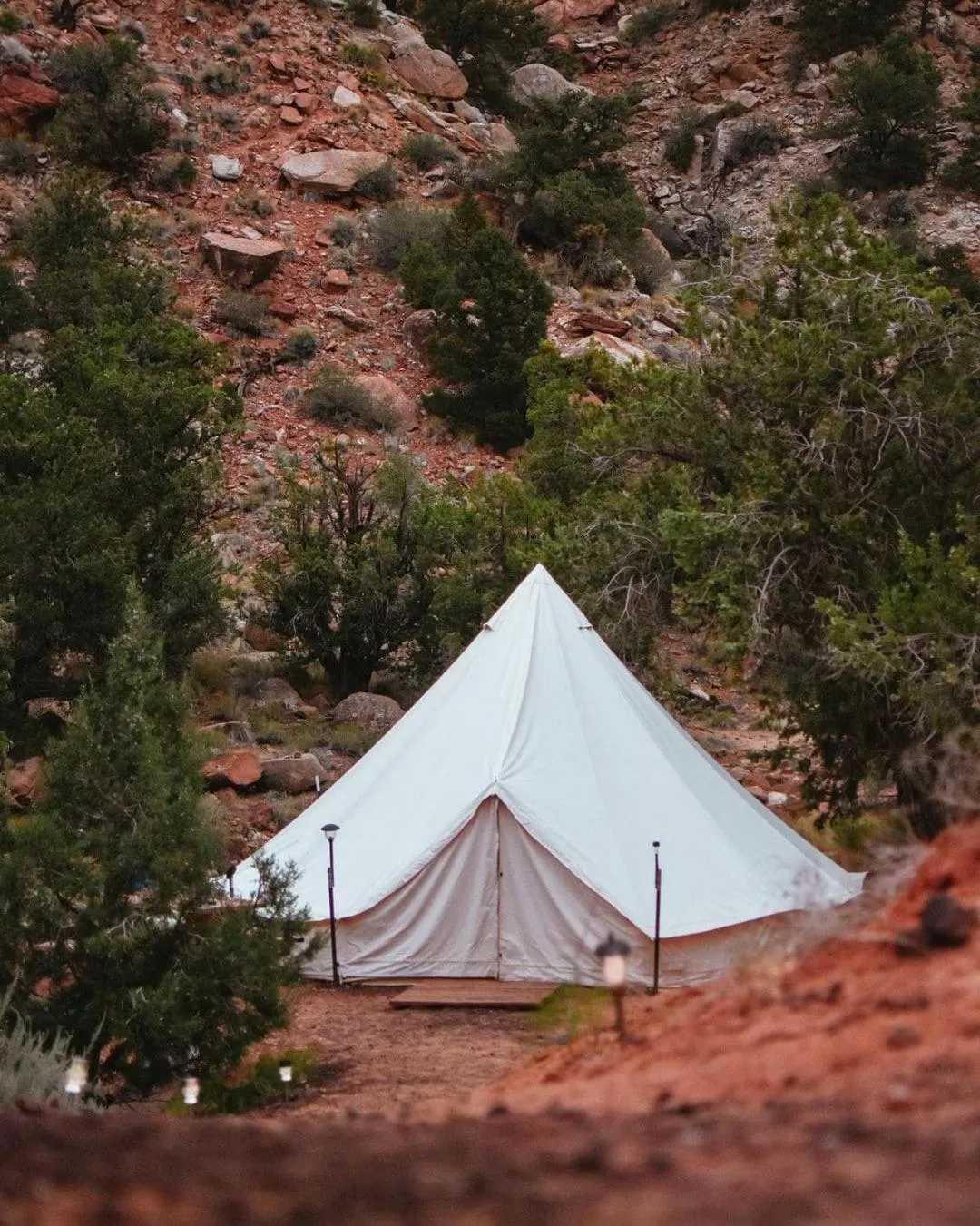 Bedroom in Zion View Camping