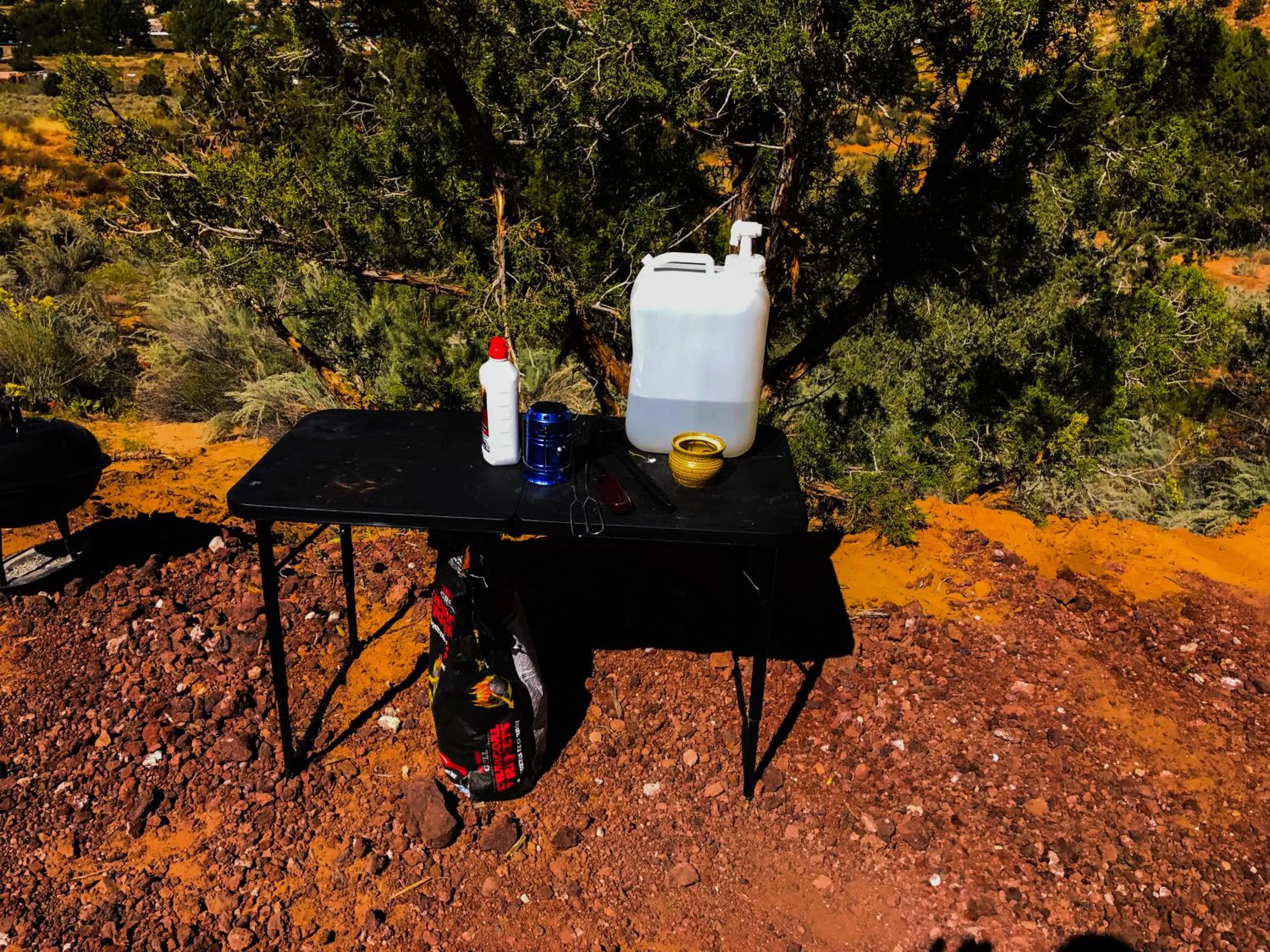 Kitchen or kitchenette in Zion View Camping