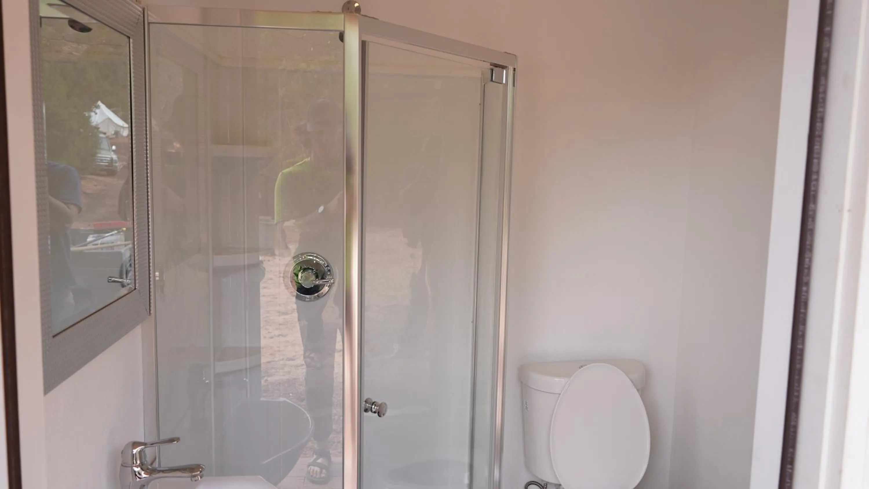 Shower in Zion View Camping