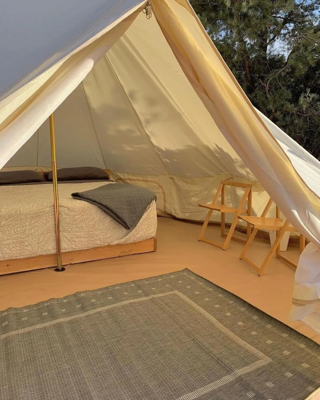 Bedroom in Zion View Camping