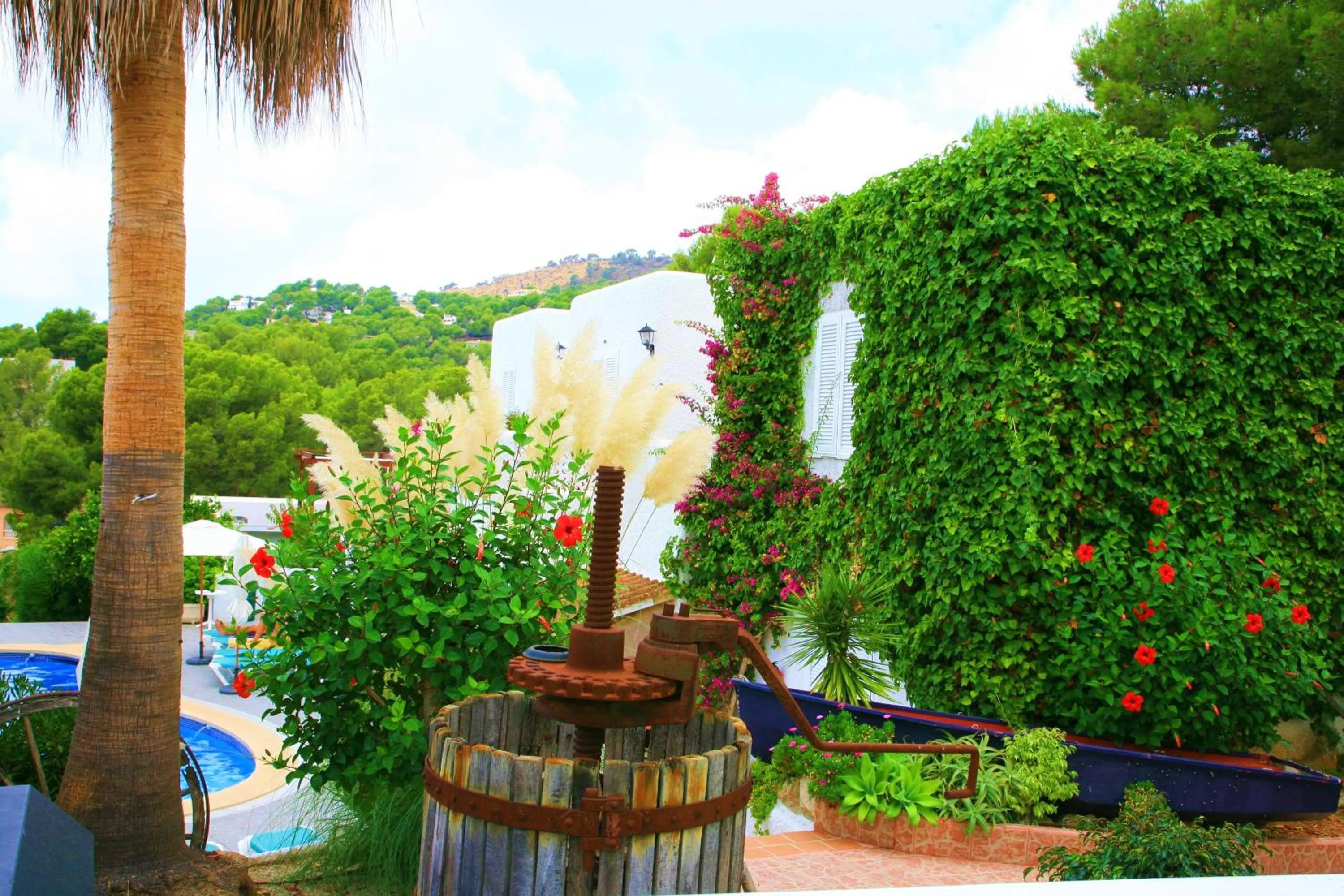 Garden in Villa Columbus Rooms and Restaurant