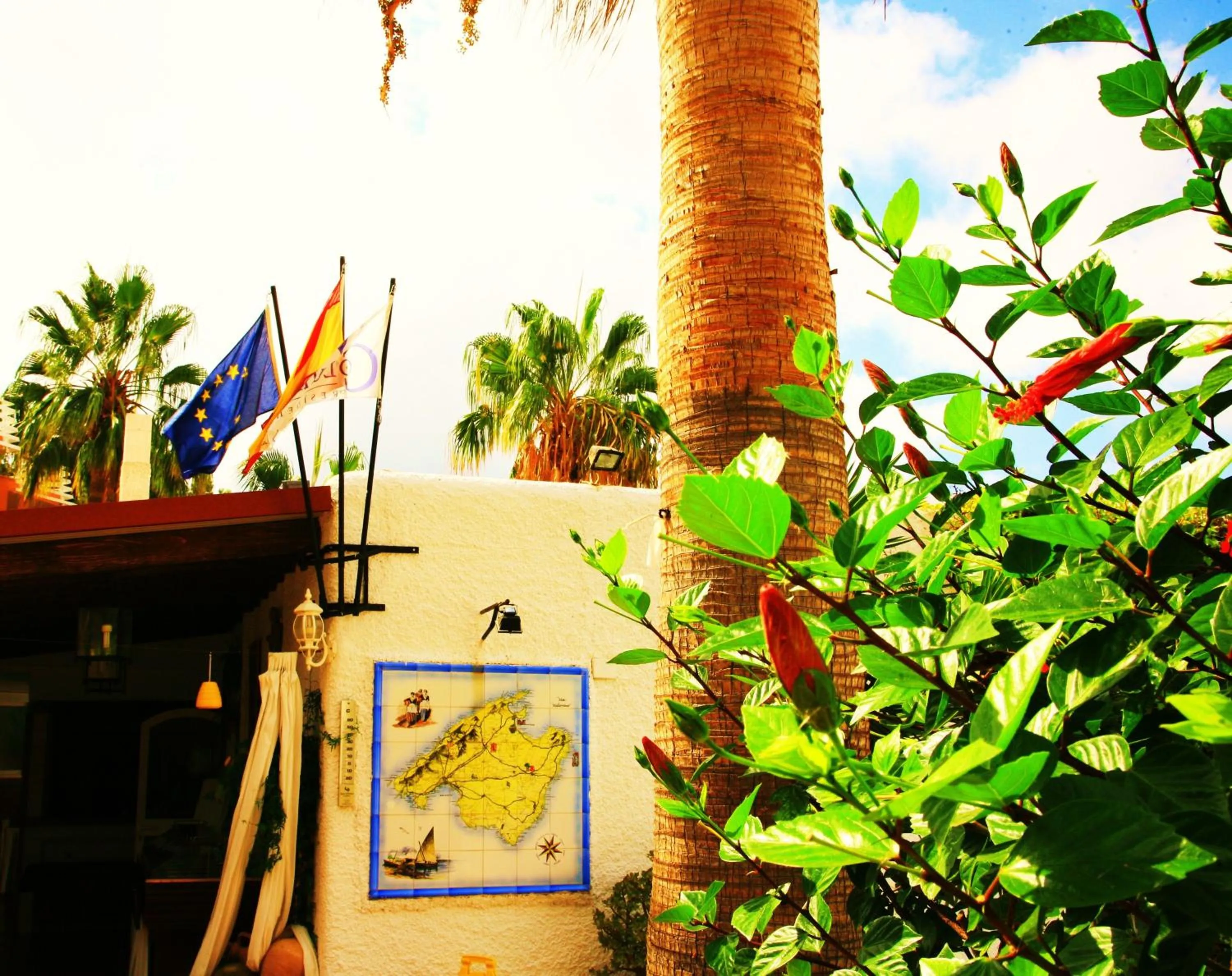 Garden in Villa Columbus Rooms and Restaurant