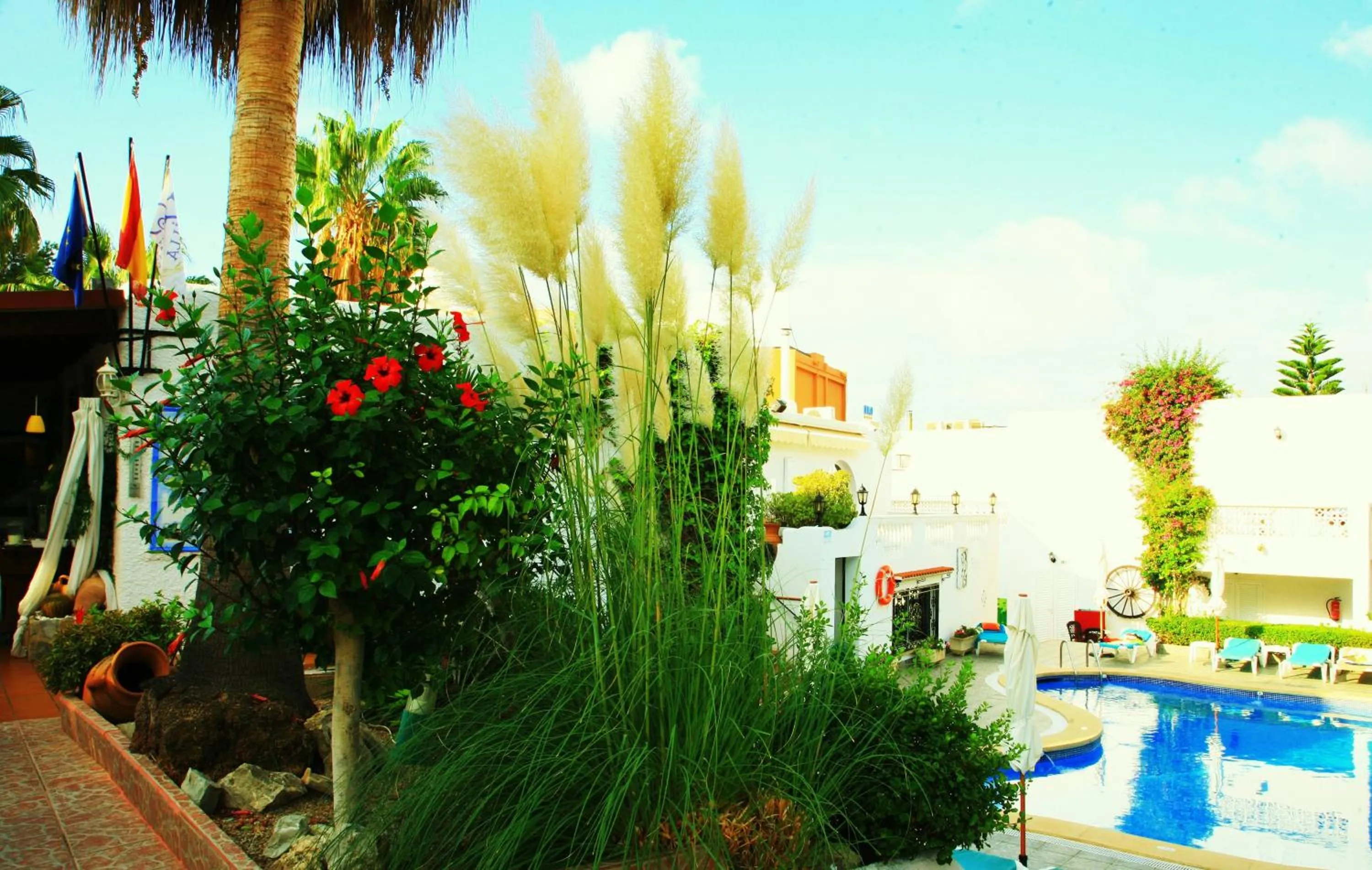 Garden in Villa Columbus Rooms and Restaurant