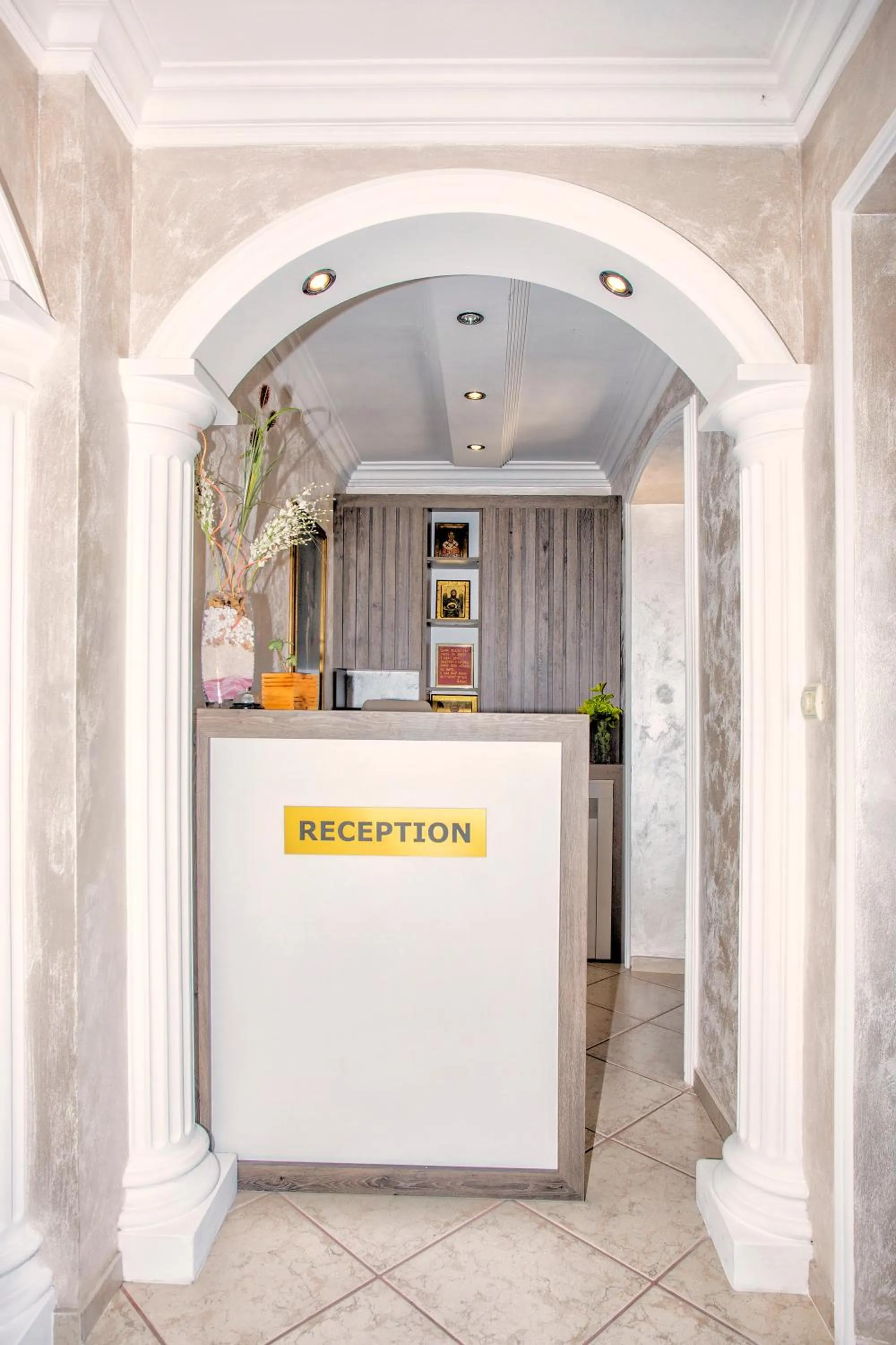 Lobby or reception in Hotel Admiral