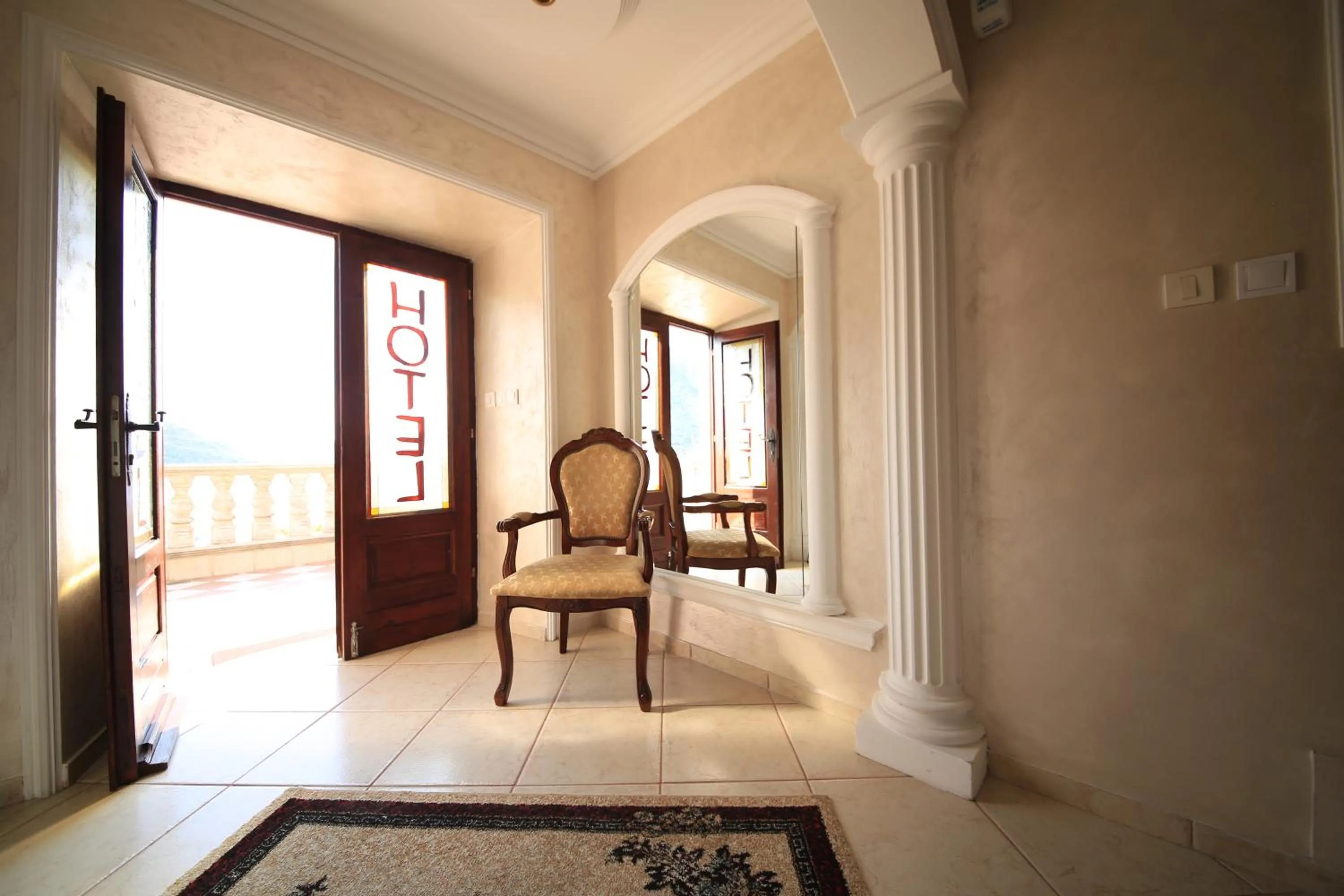 Lobby or reception in Hotel Admiral