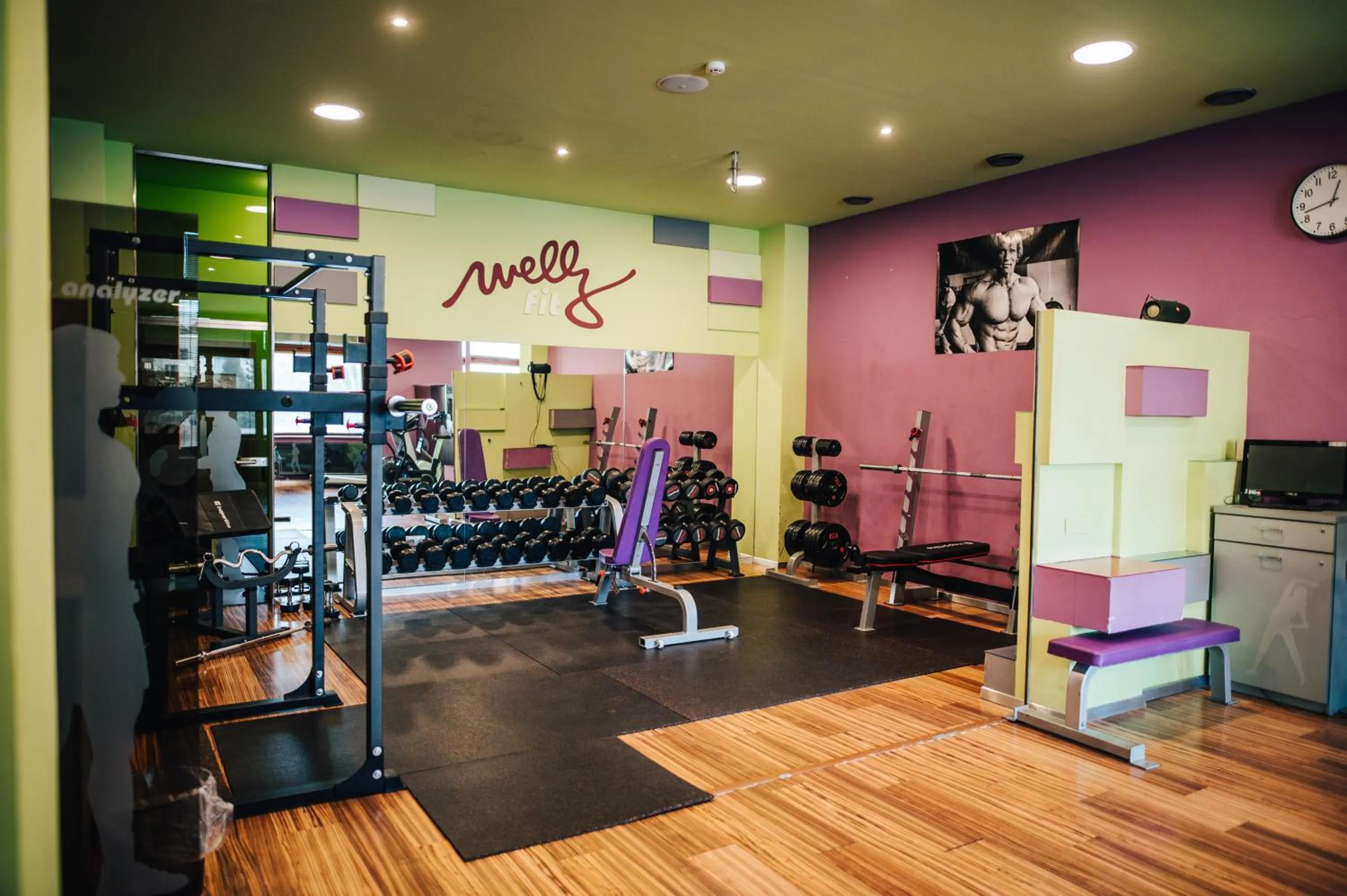 Fitness centre/facilities in Hotel Elegance
