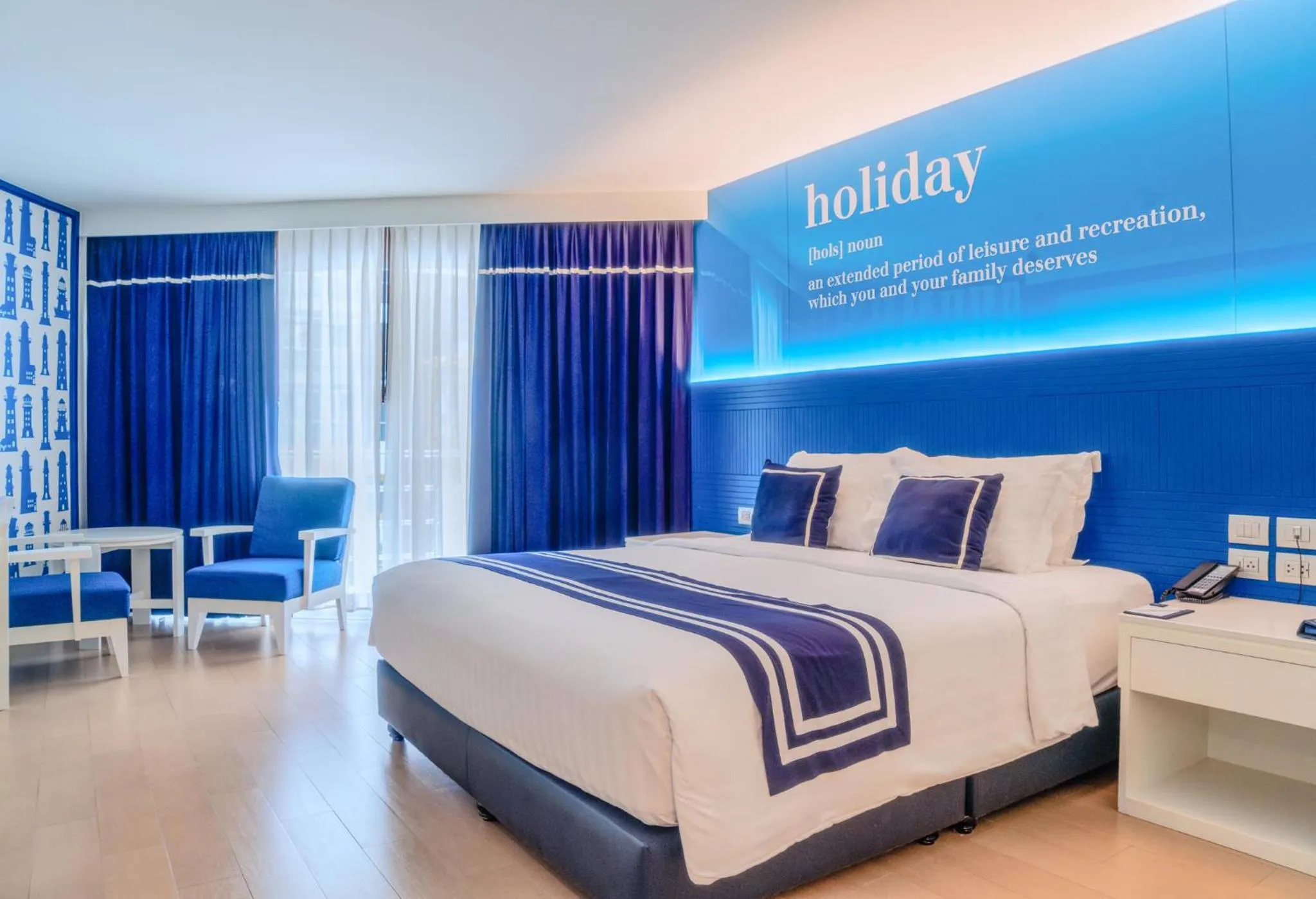 Bed in A-One New Wing Hotel