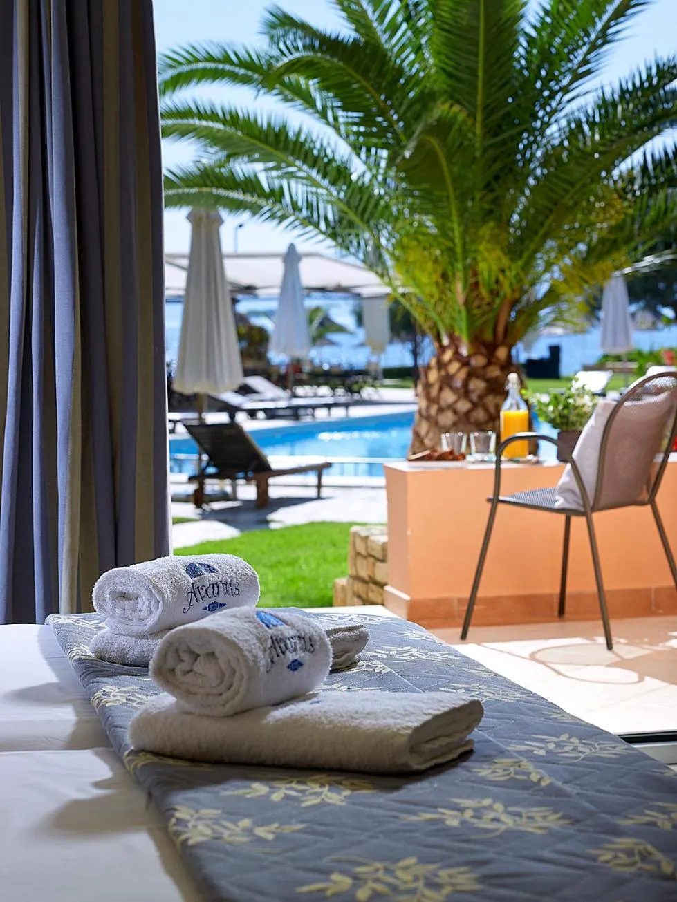 Patio in Avantis Suites Hotel