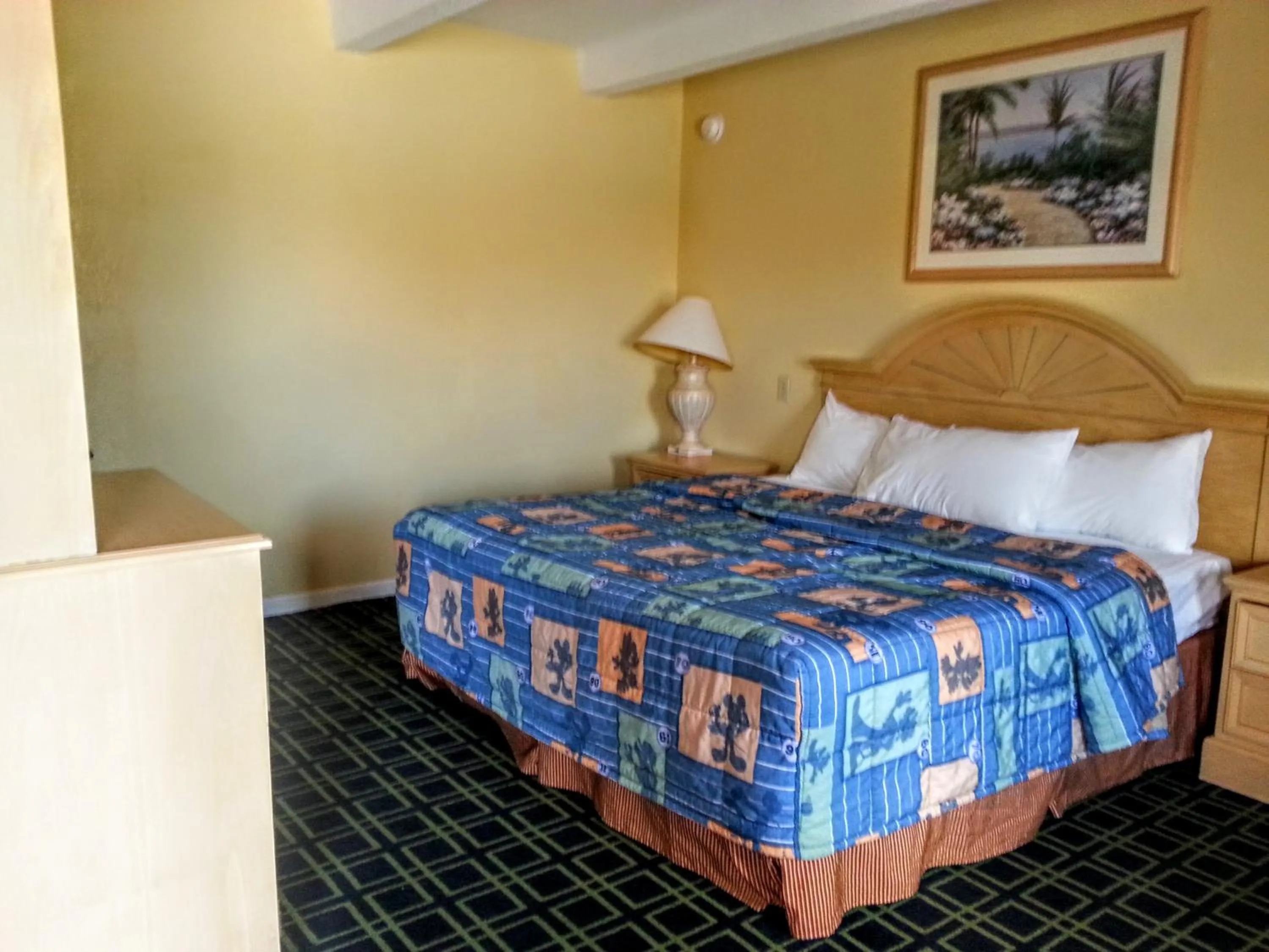 Bed in Budget Lodge Mount Dora