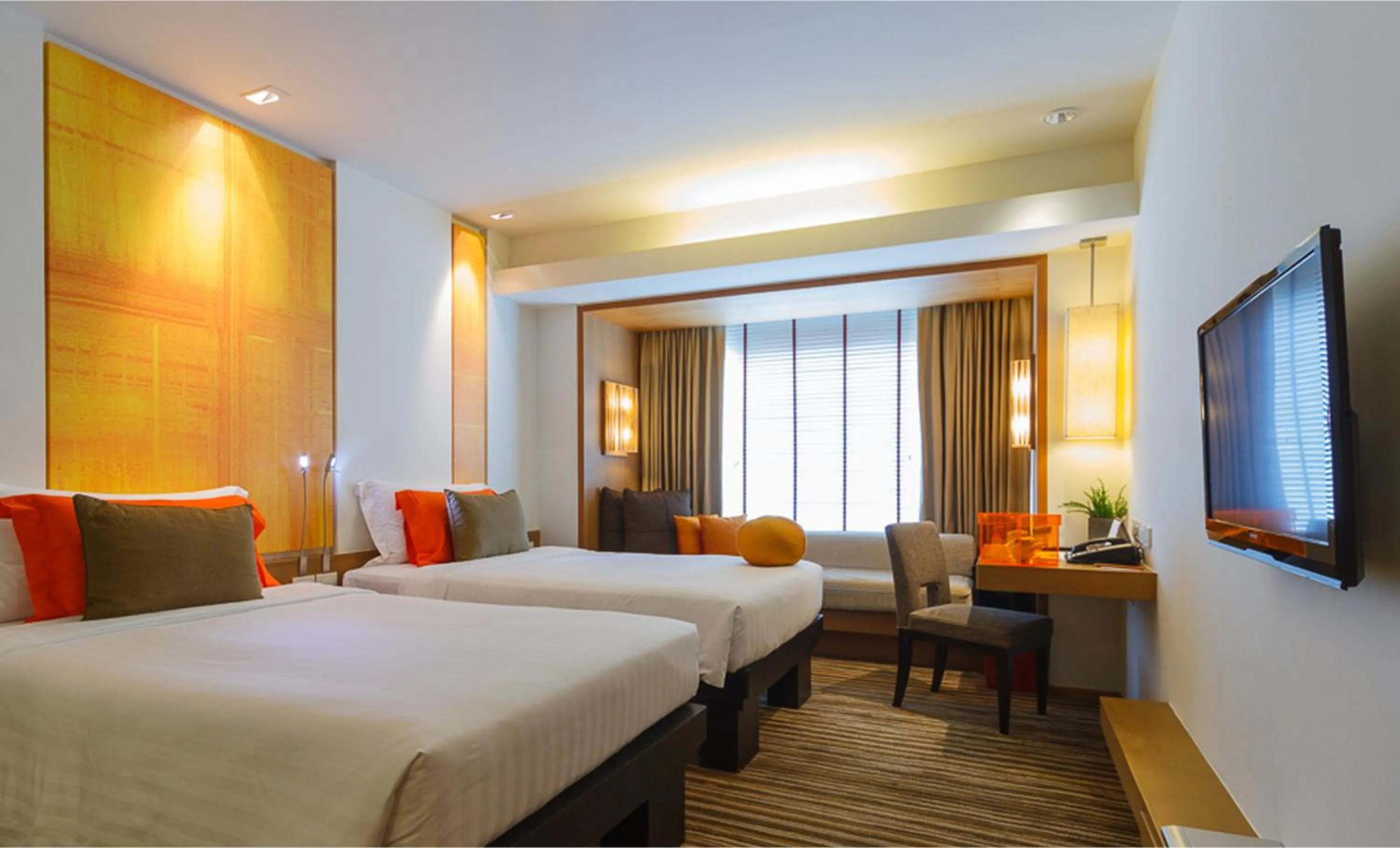 Photo of the whole room in dusitD2 Chiang Mai